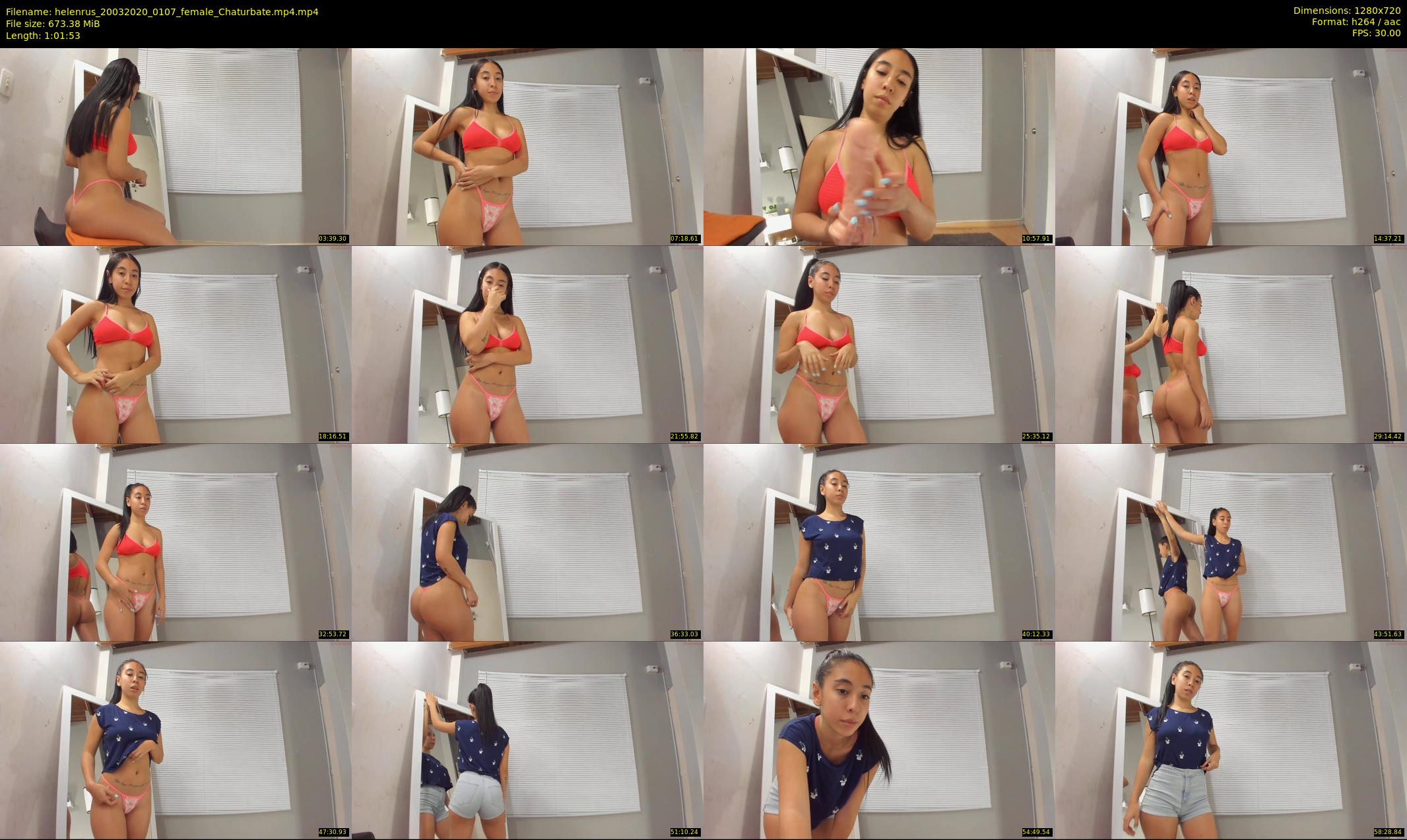 helenrus — 62 minute Chaturbate female cam show recording, 720p, Mar 20, 2020