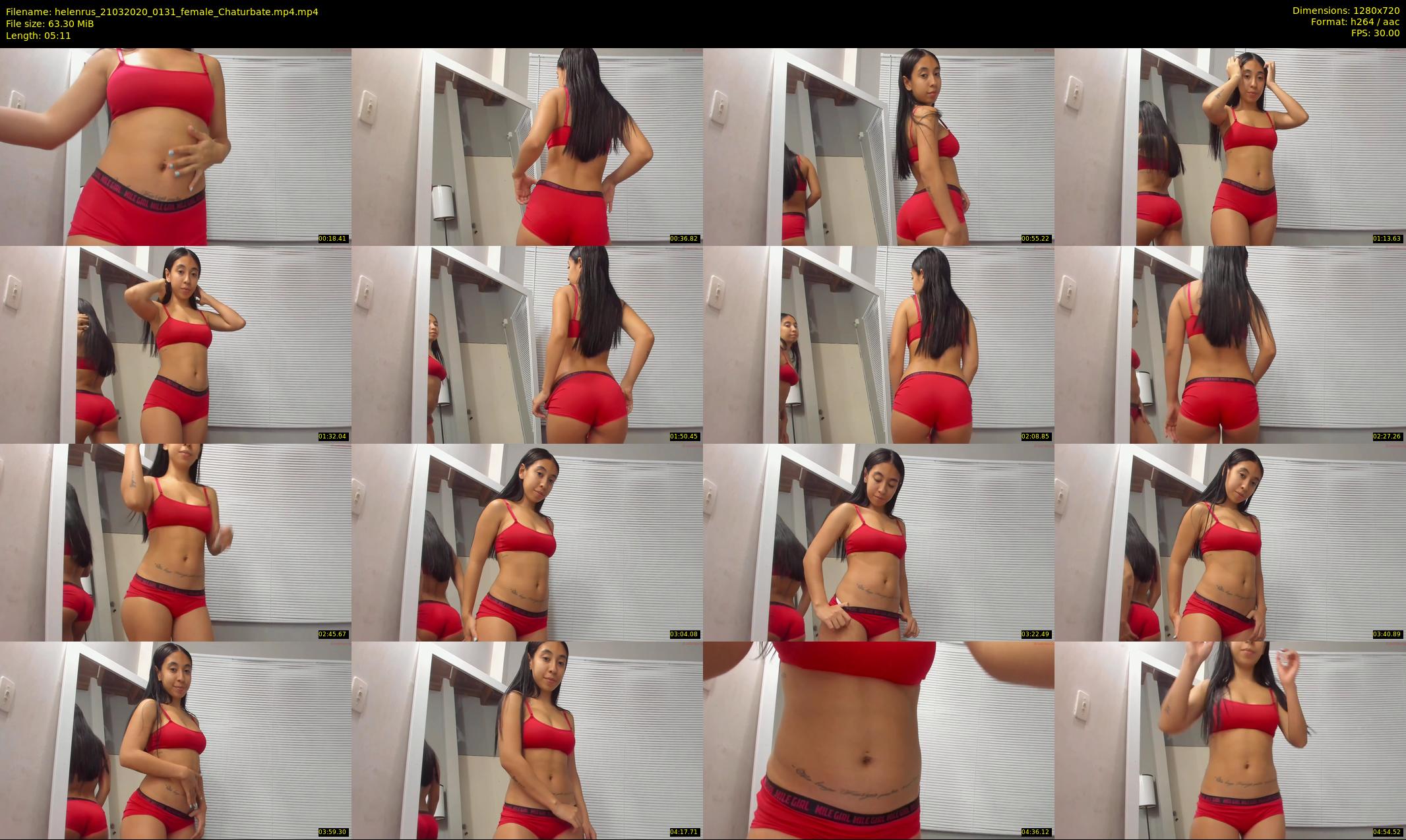 helenrus — 6 minute Chaturbate female cam show recording, 720p, Mar 21, 2020