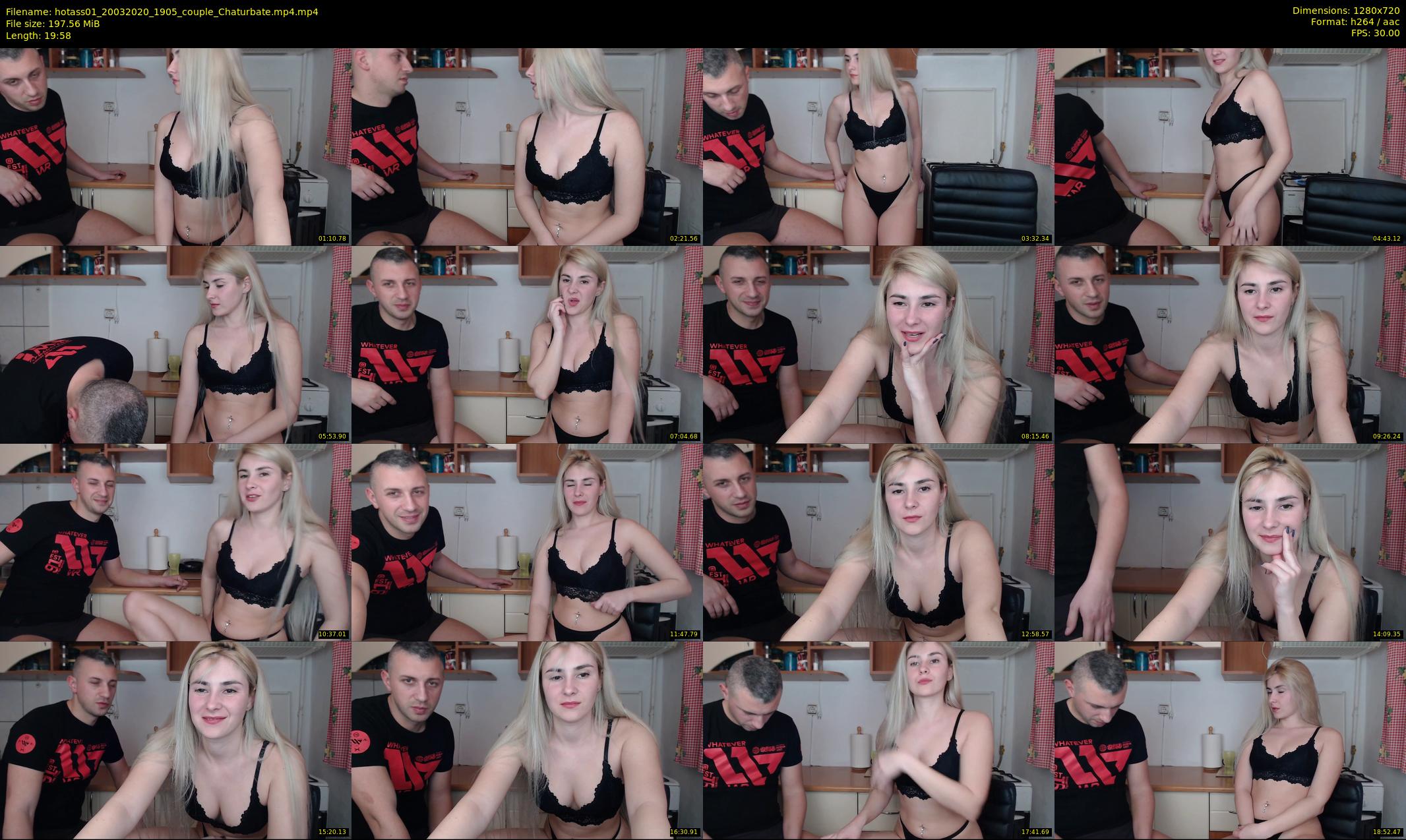 hotass01 — 20 minute Chaturbate couple cam show recording, 720p, Mar 20, 2020