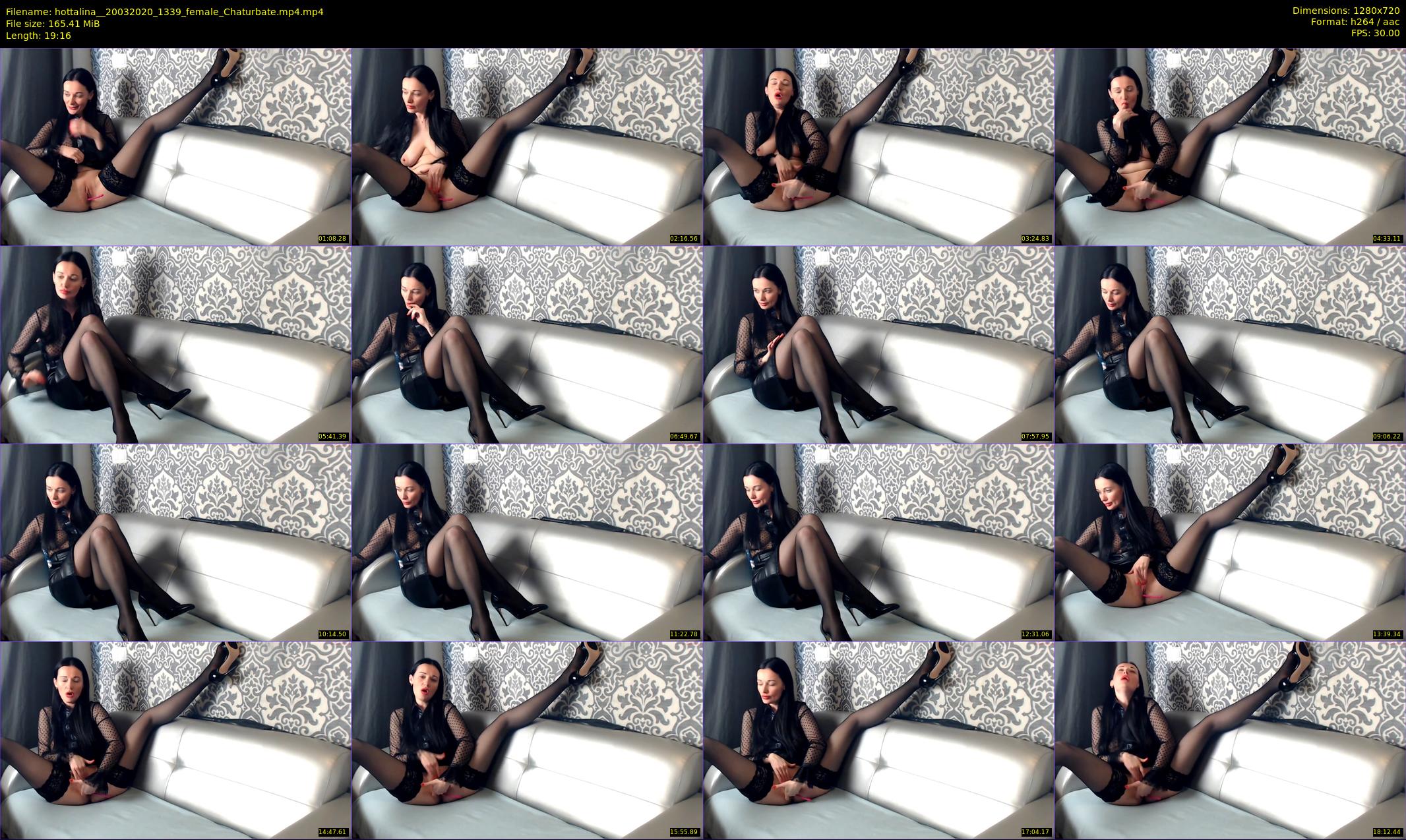 hottalina_ — 20 minute Chaturbate female cam show recording, 720p, Mar 20, 2020