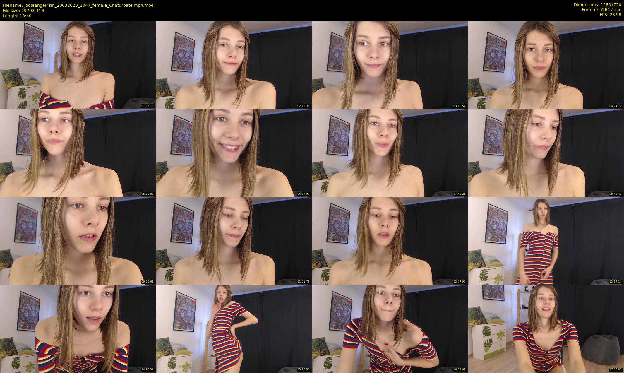 jodieangel4sin — 19 minute Chaturbate female cam show recording, 720p, Mar 20, 2020