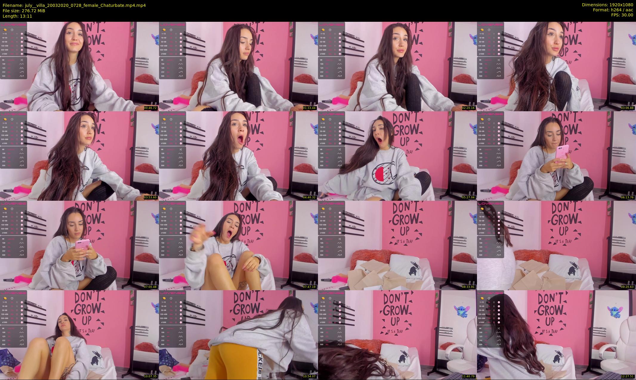 july__villa — 14 minute Chaturbate female cam show recording, 1080p, Mar 20, 2020