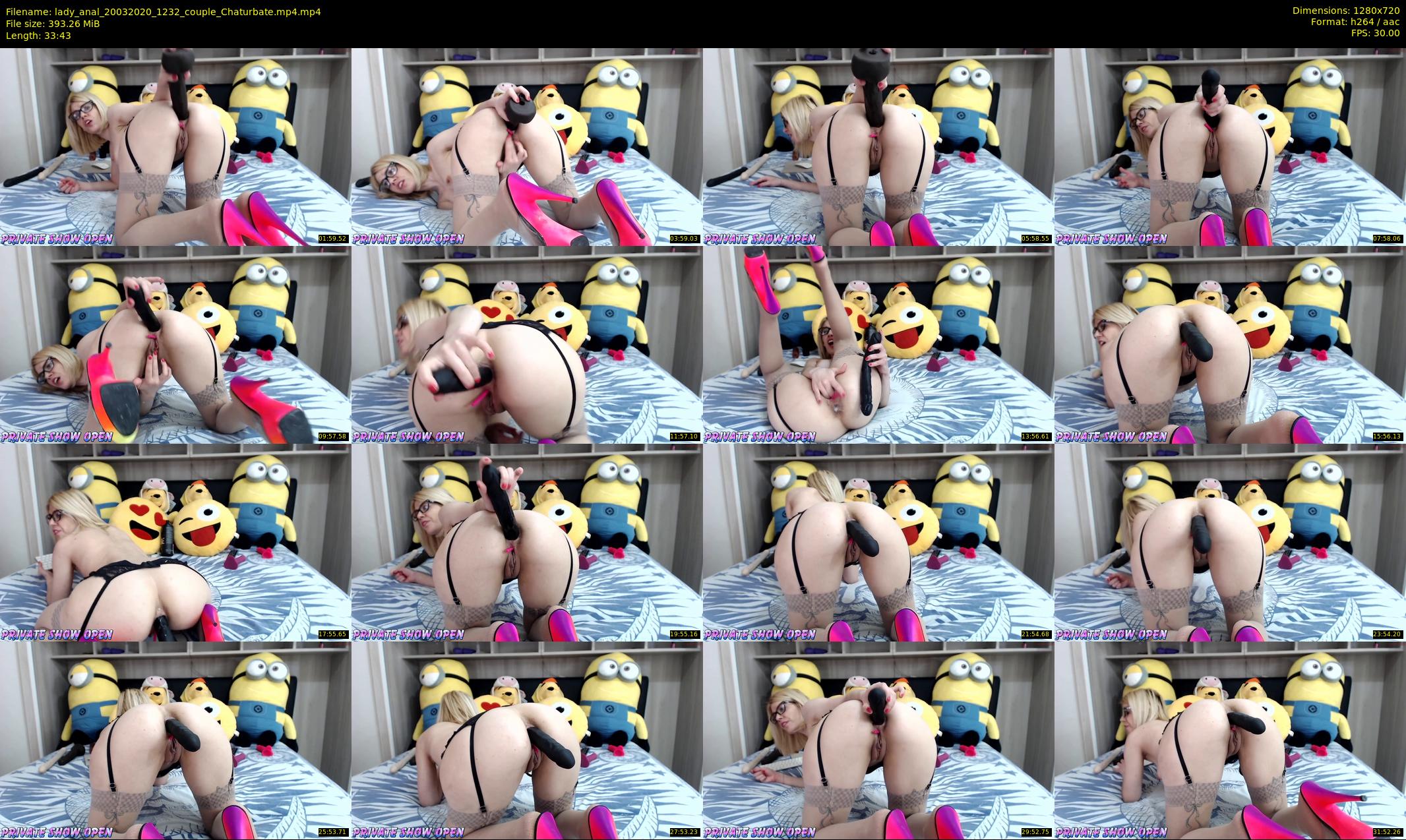 lady_anal — 34 minute Chaturbate female cam show recording, 720p, Mar 20, 2020