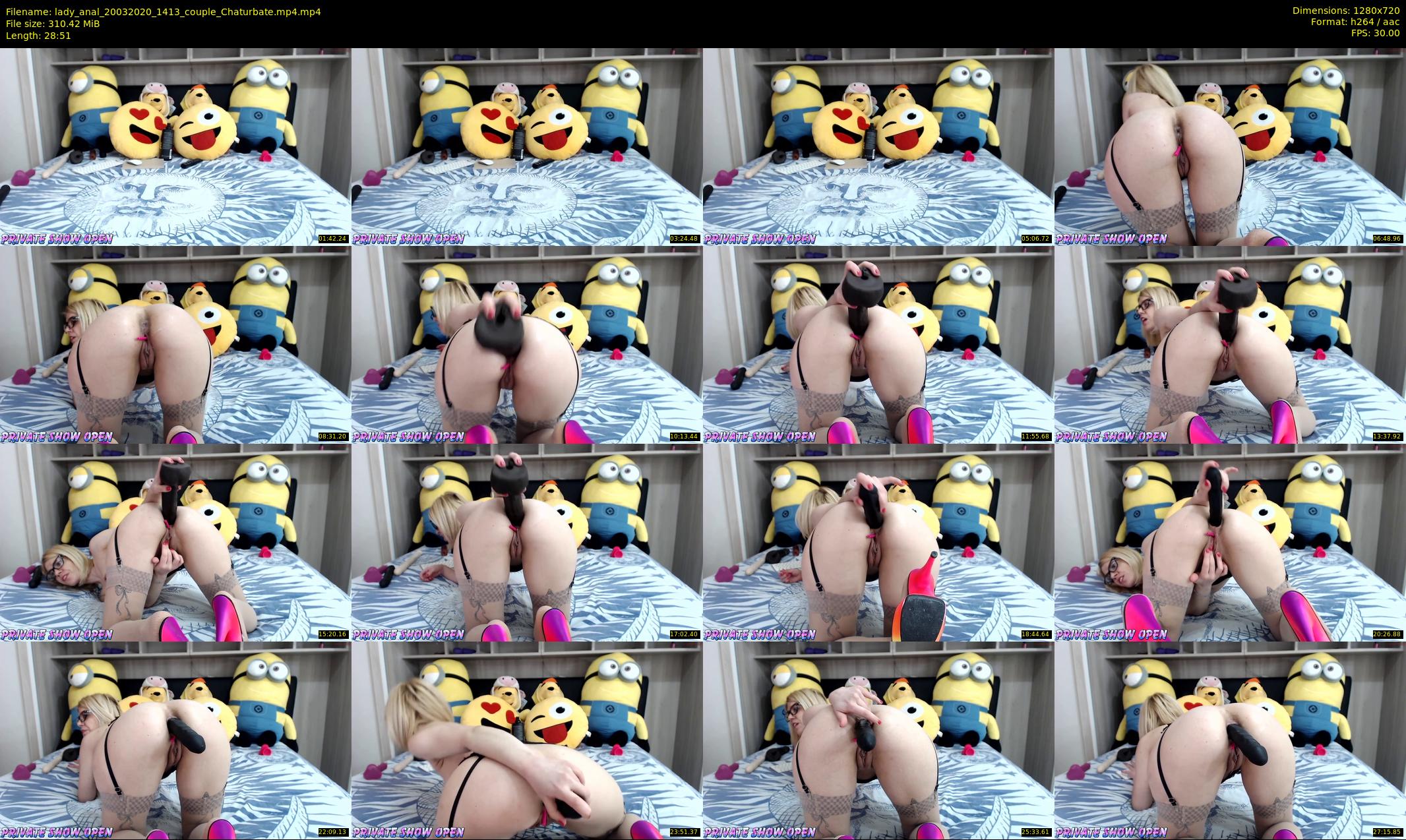 lady_anal — 29 minute Chaturbate female cam show recording, 720p, Mar 20, 2020