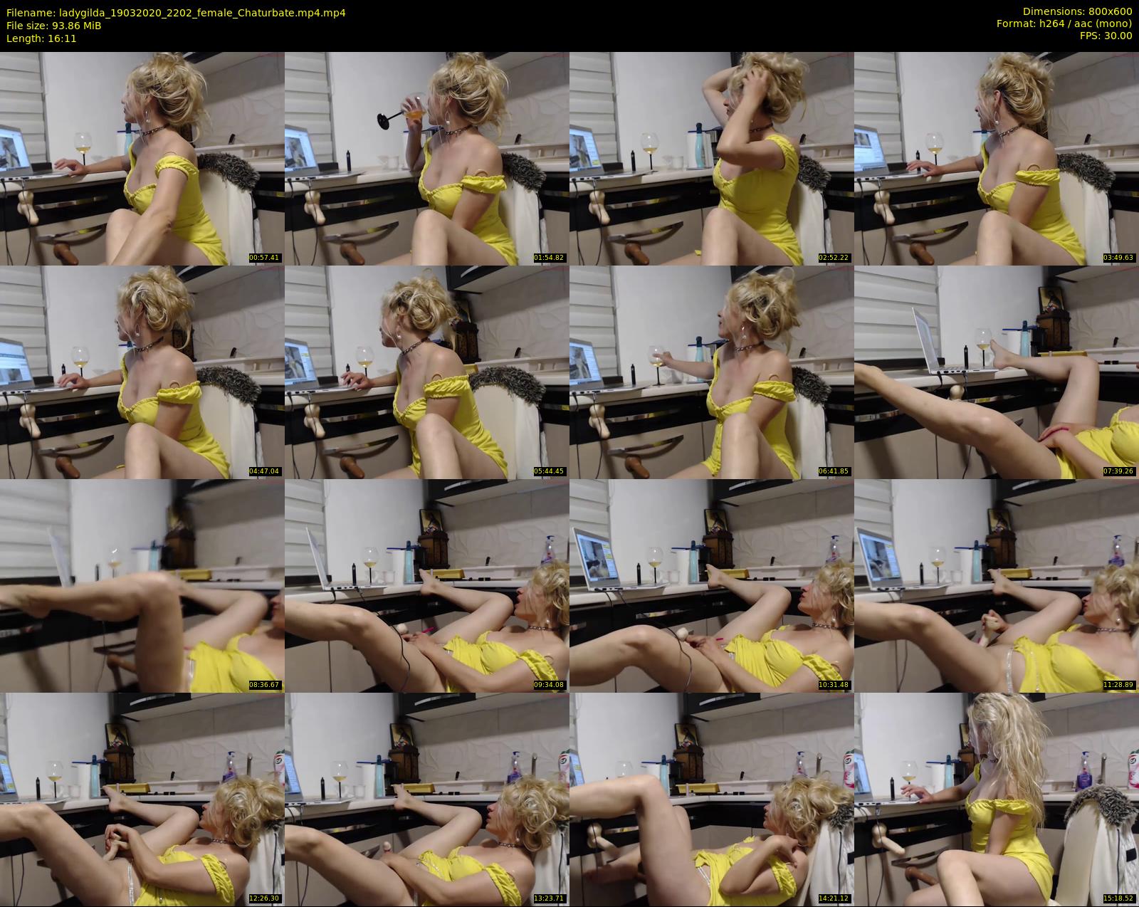 ladygilda — 17 minute Chaturbate female cam show recording, 480p, Mar 19, 2020