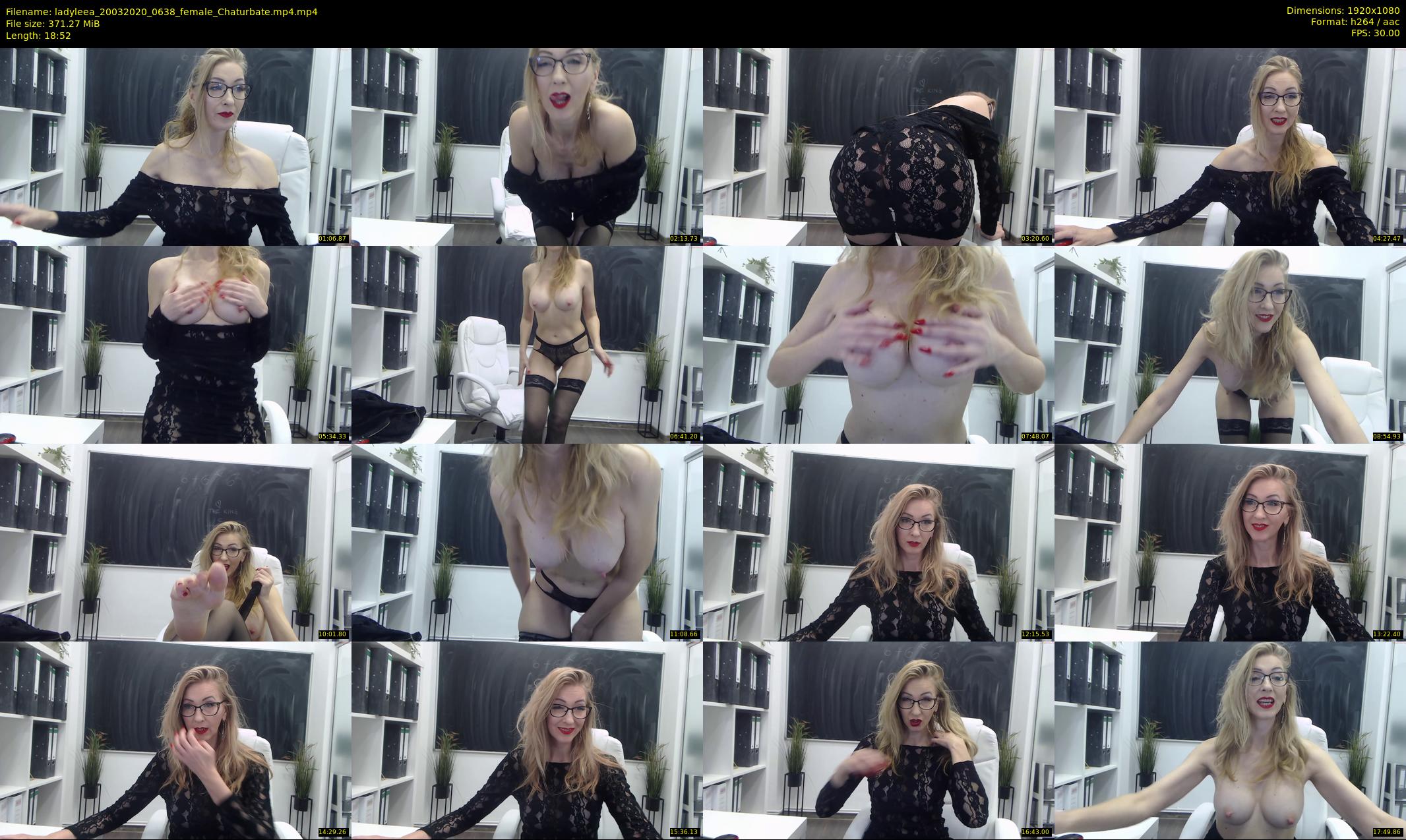 ladyleea — 19 minute Chaturbate female cam show recording, 1080p, Mar 20, 2020