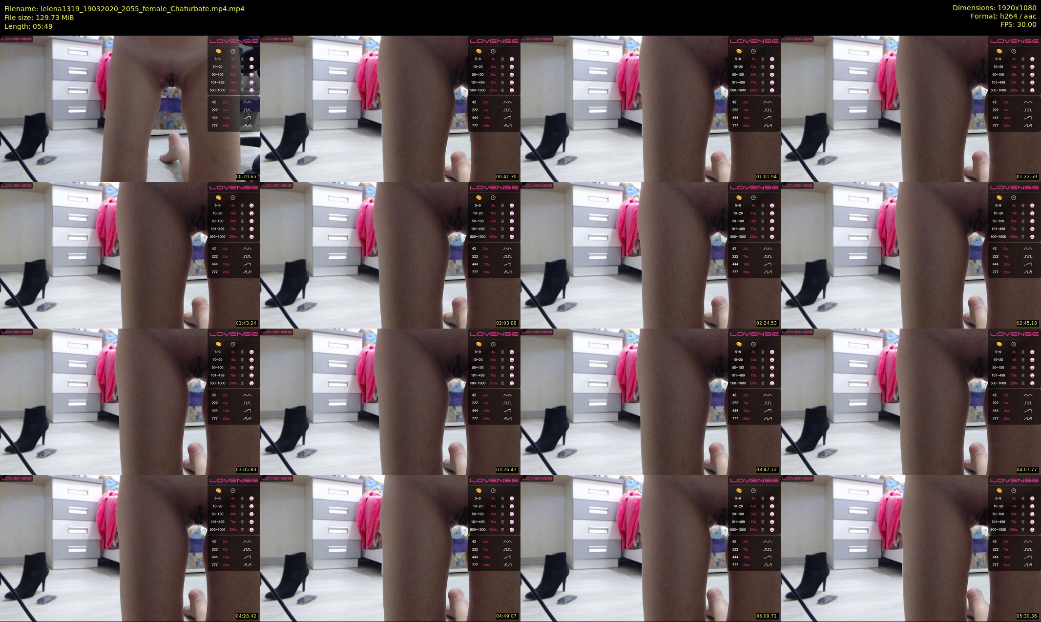 lelena1319 — 6 minute Chaturbate female cam show recording, 1080p, Mar 19, 2020
