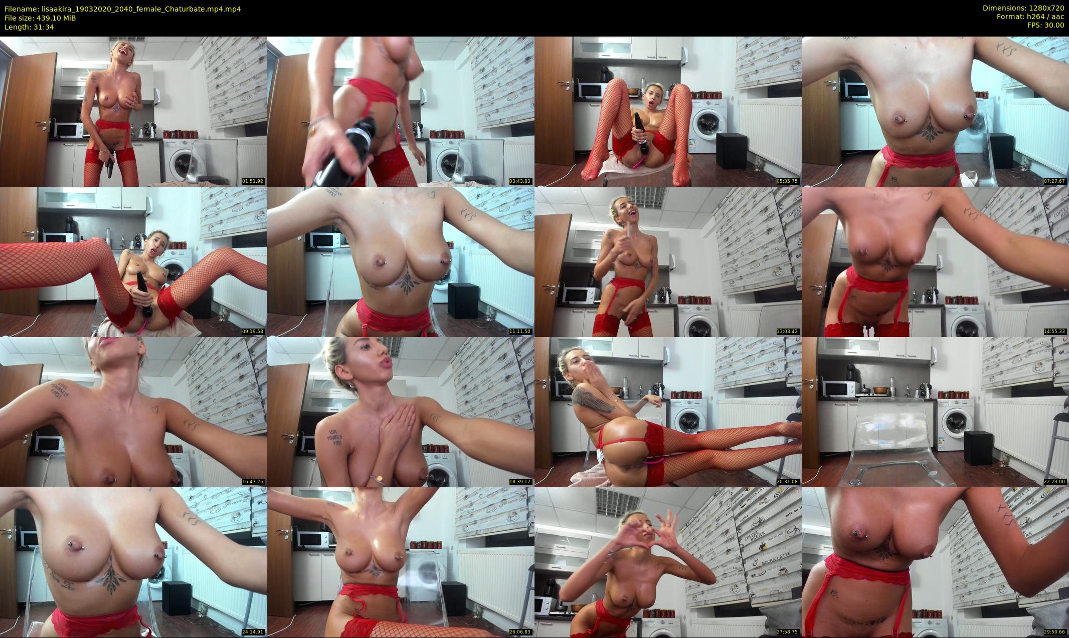 lisaakira — 32 minute Chaturbate female cam show recording, 720p, Mar 19, 2020