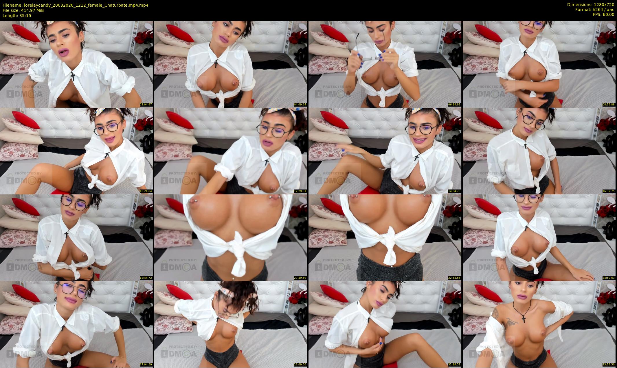 lorelaycandy — 36 minute Chaturbate female cam show recording, 720p, Mar 20, 2020