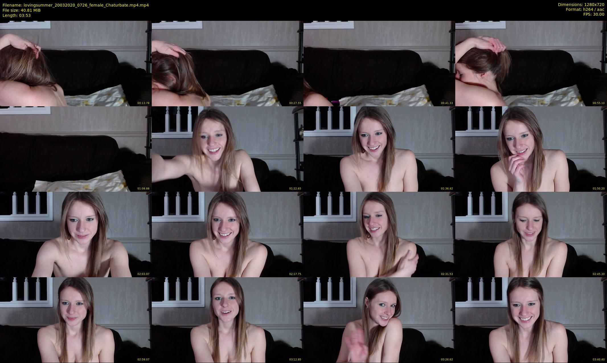 lovingsummer — 4 minute Chaturbate female cam show recording, 720p, Mar 20, 2020