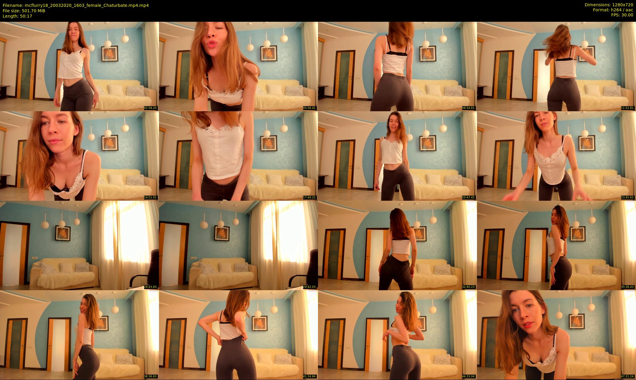 mcflurry18 — 51 minute Chaturbate female cam show recording, 720p, Mar 20, 2020