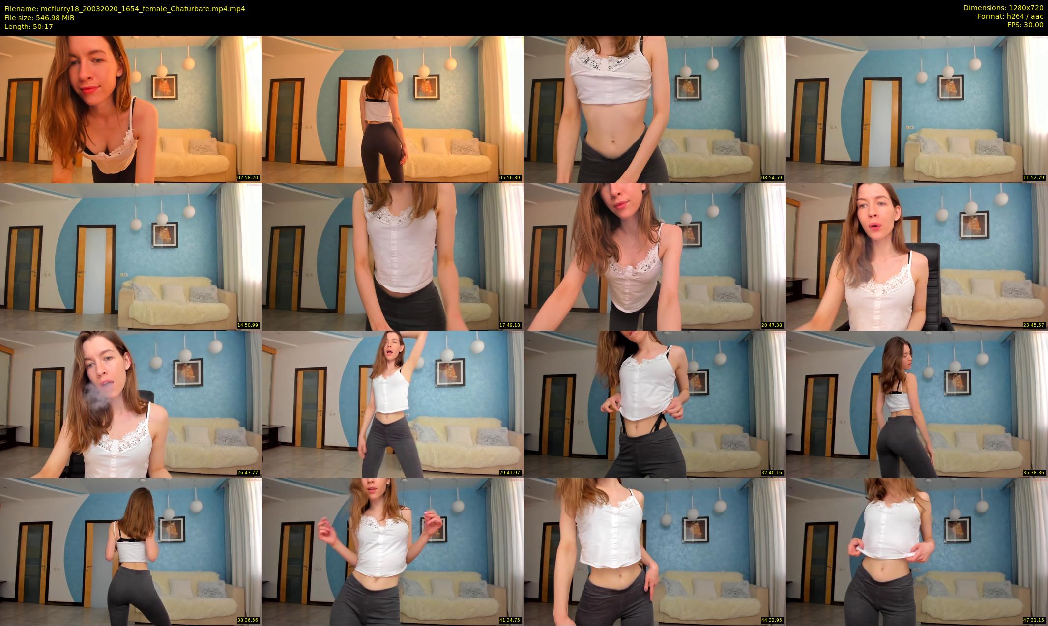 mcflurry18 — 51 minute Chaturbate female cam show recording, 720p, Mar 20, 2020