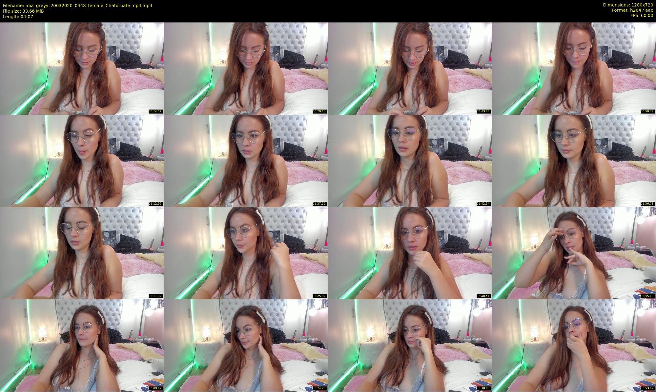 mia_greyy — 5 minute Chaturbate female cam show recording, 720p, Mar 20, 2020