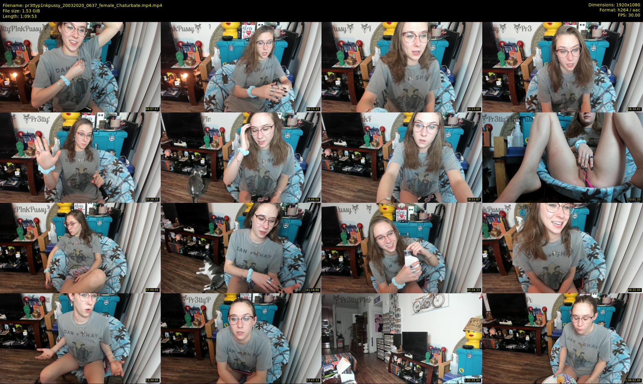 pr3ttyp1nkpussy — 70 minute Chaturbate couple cam show recording, 1080p, Mar 20, 2020