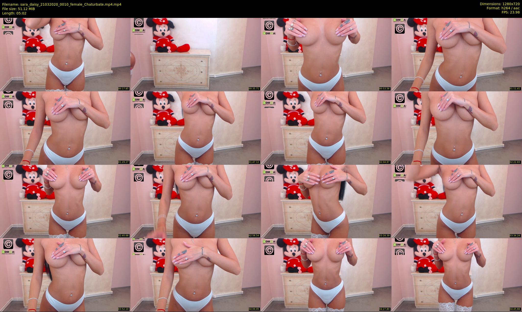 sara_daisy — 6 minute Chaturbate female cam show recording, 720p, Mar 21, 2020