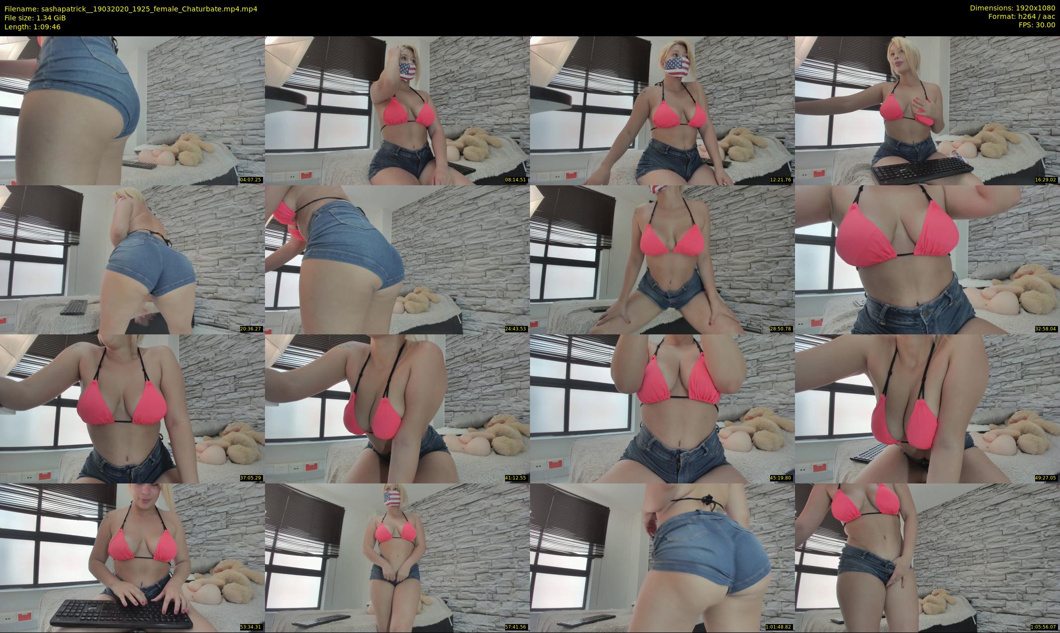 sashapatrick_ — 70 minute Chaturbate female cam show recording, 1080p, Mar 19, 2020