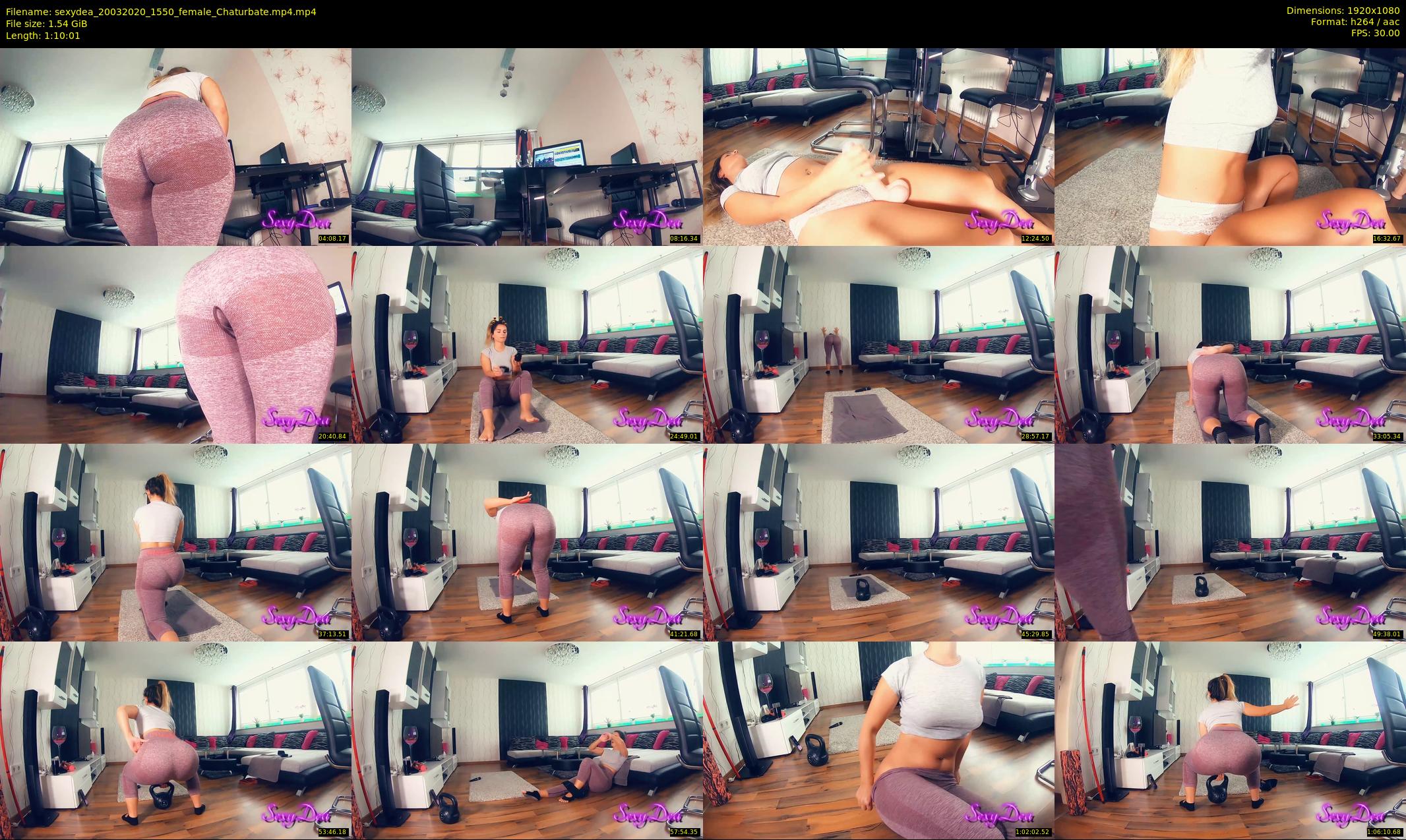 sexydea — 71 minute Chaturbate female cam show recording, 1080p, Mar 20, 2020