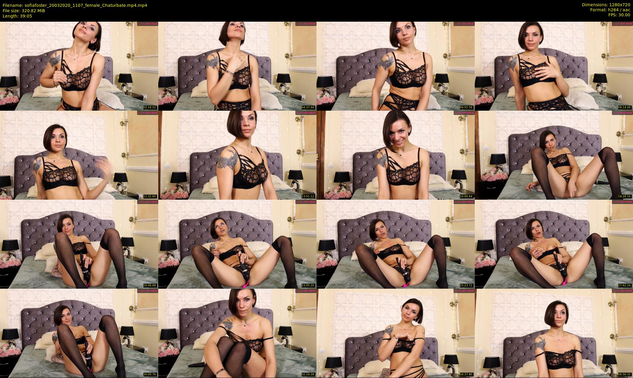 sofiafoster — 40 minute Chaturbate female cam show recording, 720p, Mar 20, 2020