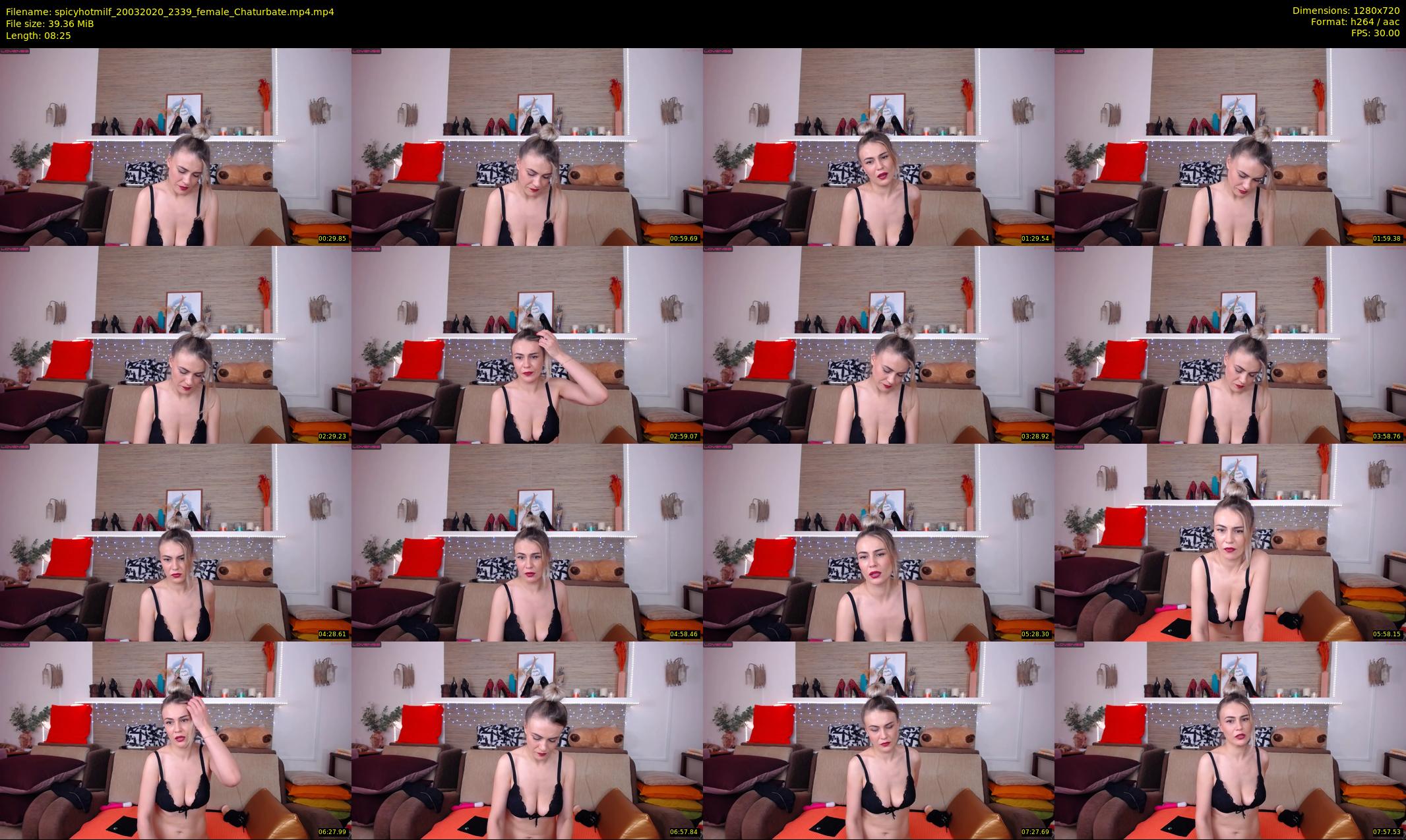 spicyhotmilf — 9 minute Chaturbate female cam show recording, 720p, Mar 20, 2020