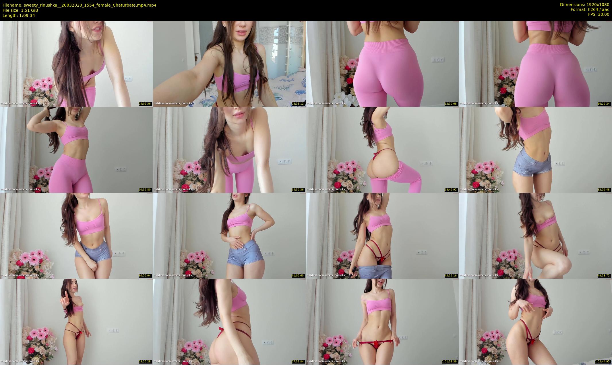 sweety_rinushka_ — 70 minute Chaturbate female cam show recording, 1080p, Mar 20, 2020