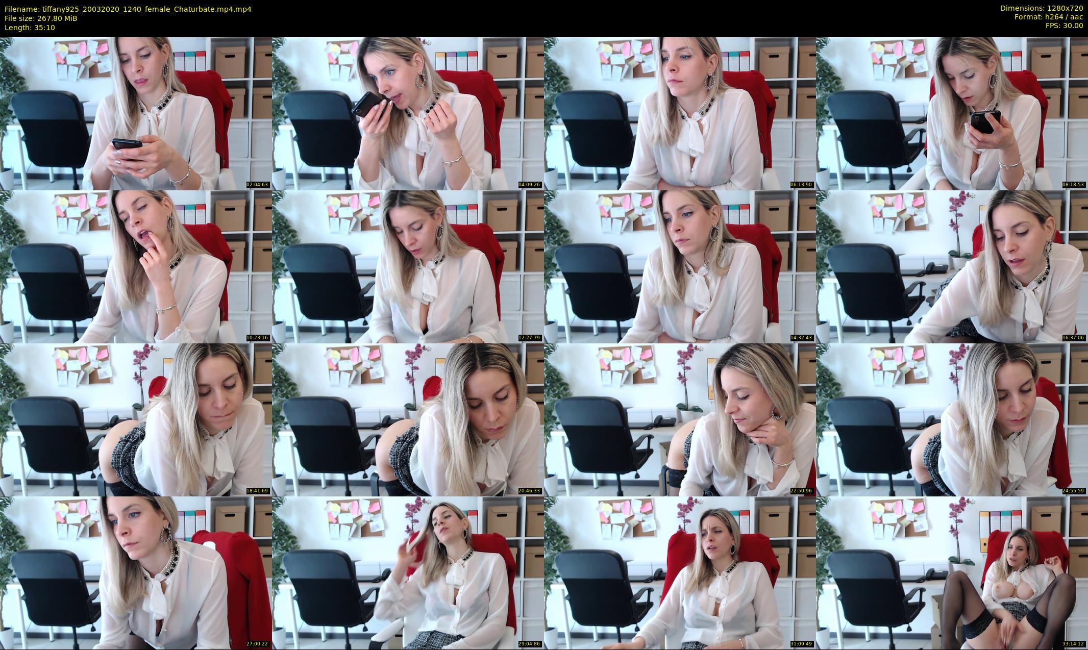 tiffany925 — 36 minute Chaturbate female cam show recording, 720p, Mar 20, 2020