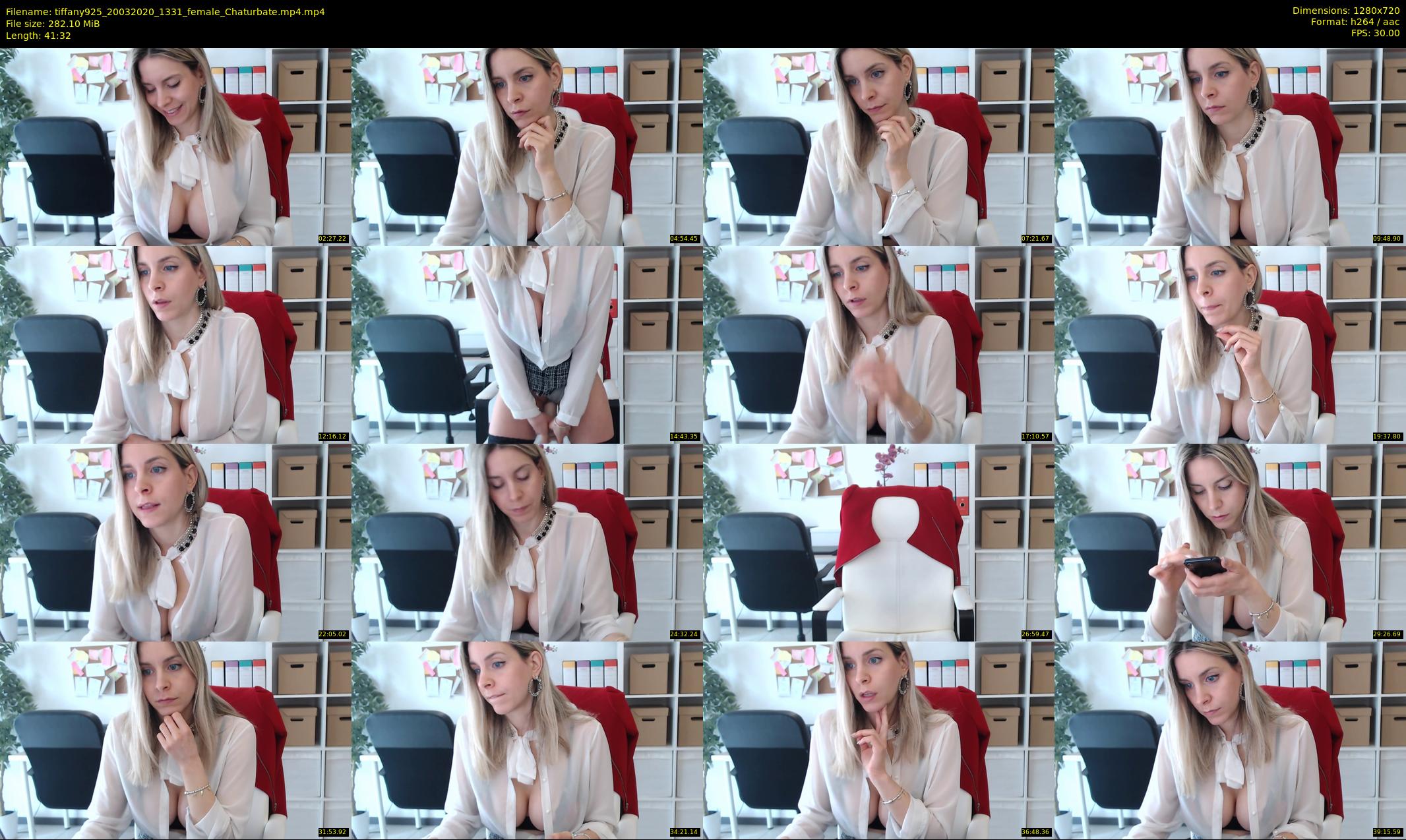 tiffany925 — 42 minute Chaturbate female cam show recording, 720p, Mar 20, 2020