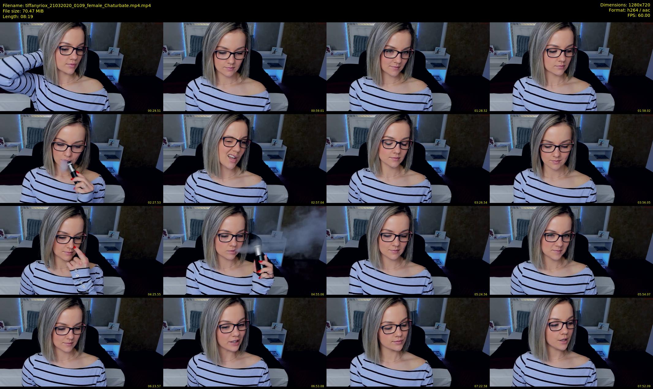 tiffanyriox — 9 minute Chaturbate female cam show recording, 720p, Mar 21, 2020
