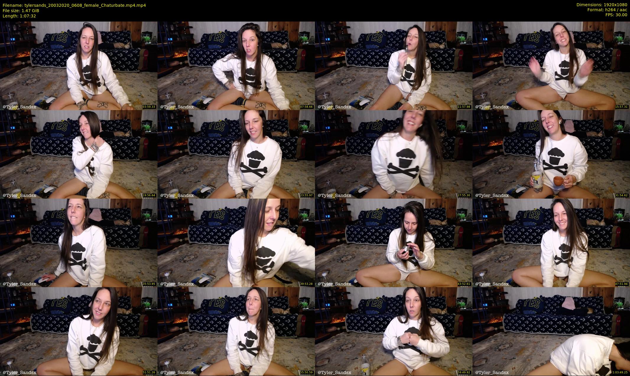 tylersands — 68 minute Chaturbate female cam show recording, 1080p, Mar 20, 2020