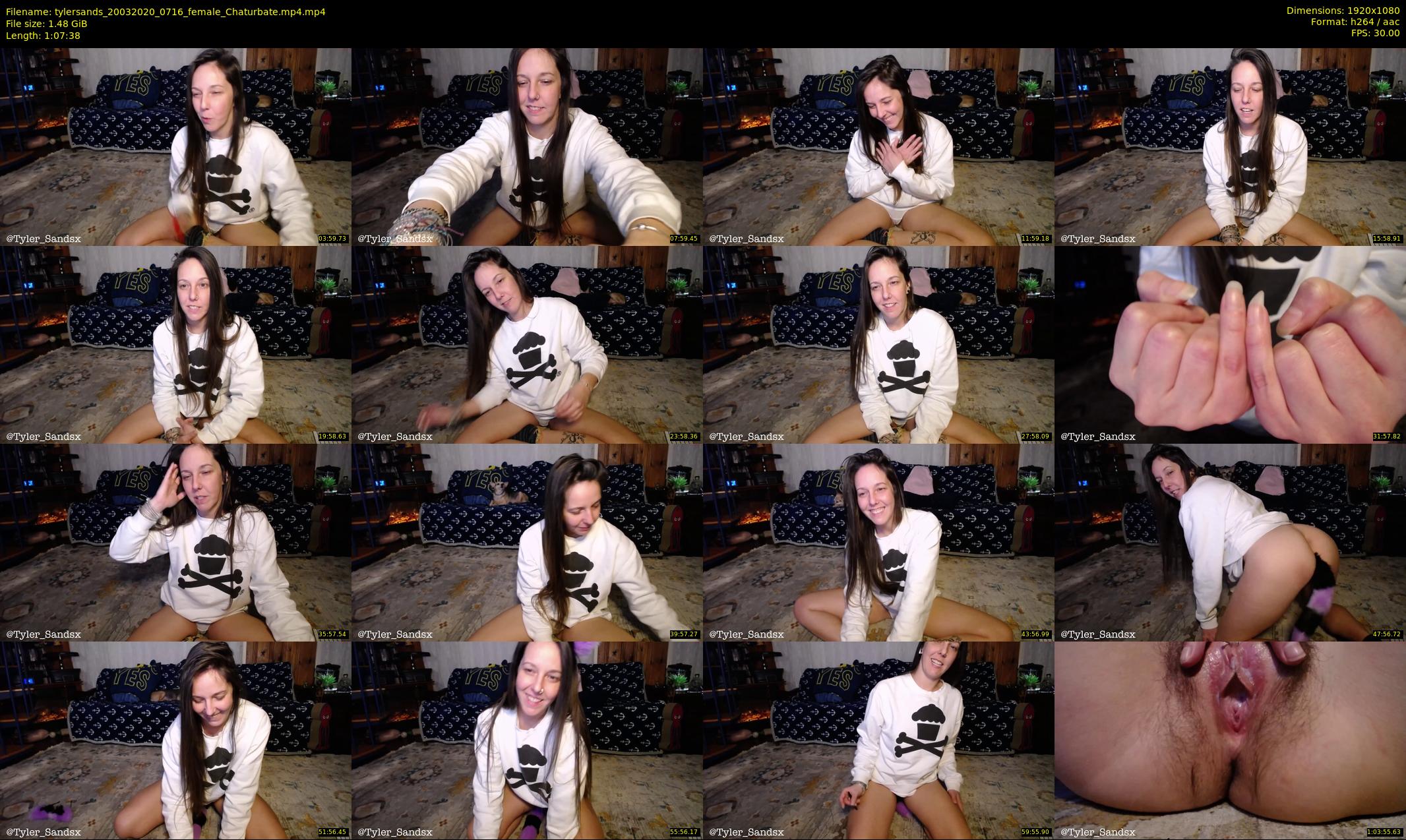 tylersands — 68 minute Chaturbate female cam show recording, 1080p, Mar 20, 2020
