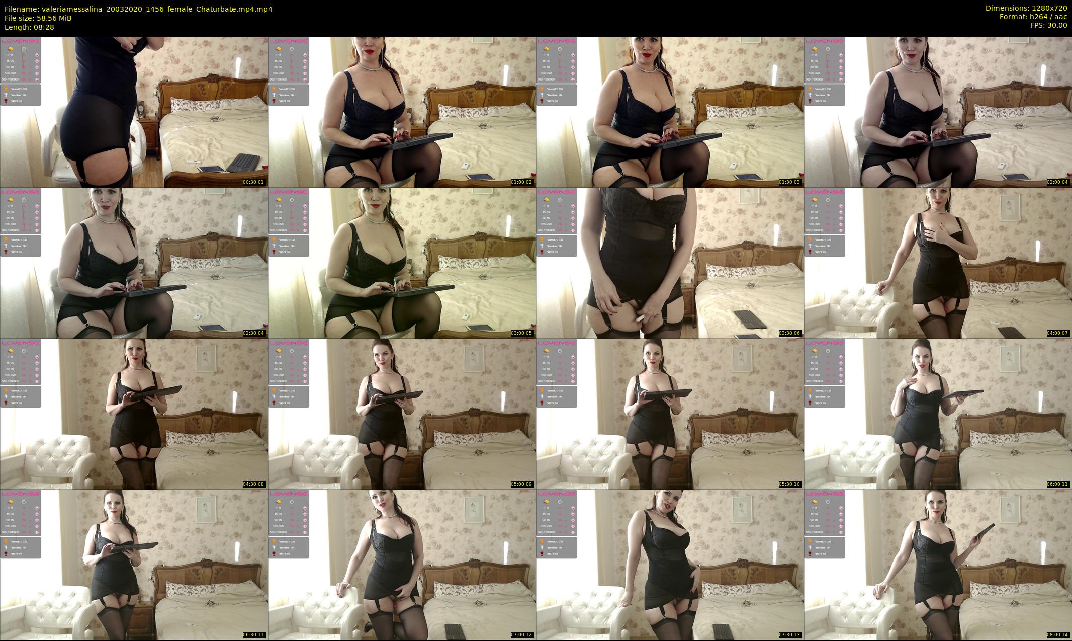 valeriamessalina — 9 minute Chaturbate female cam show recording, 720p, Mar 20, 2020