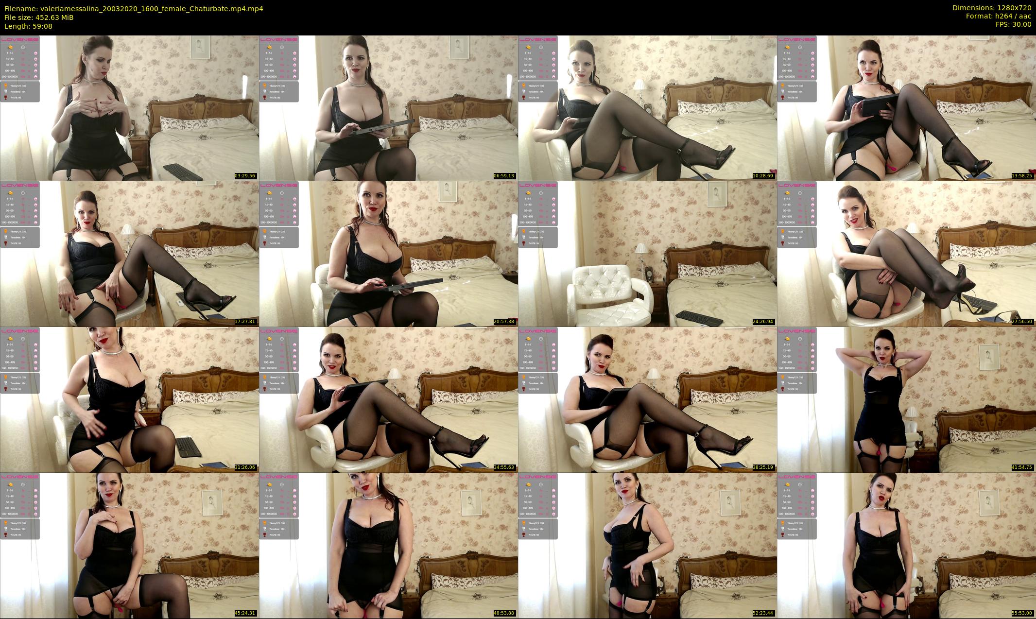 valeriamessalina — 60 minute Chaturbate female cam show recording, 720p, Mar 20, 2020