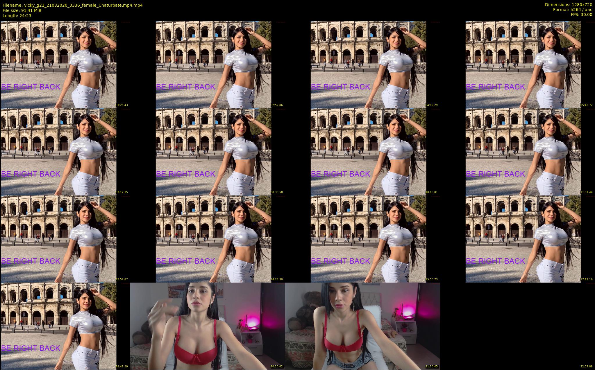 vicky_g21 — 25 minute Chaturbate female cam show recording, 720p, Mar 21, 2020