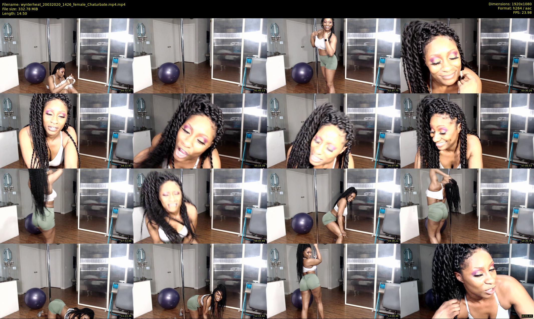 wynterheat — 15 minute Chaturbate female cam show recording, 1080p, Mar 20, 2020