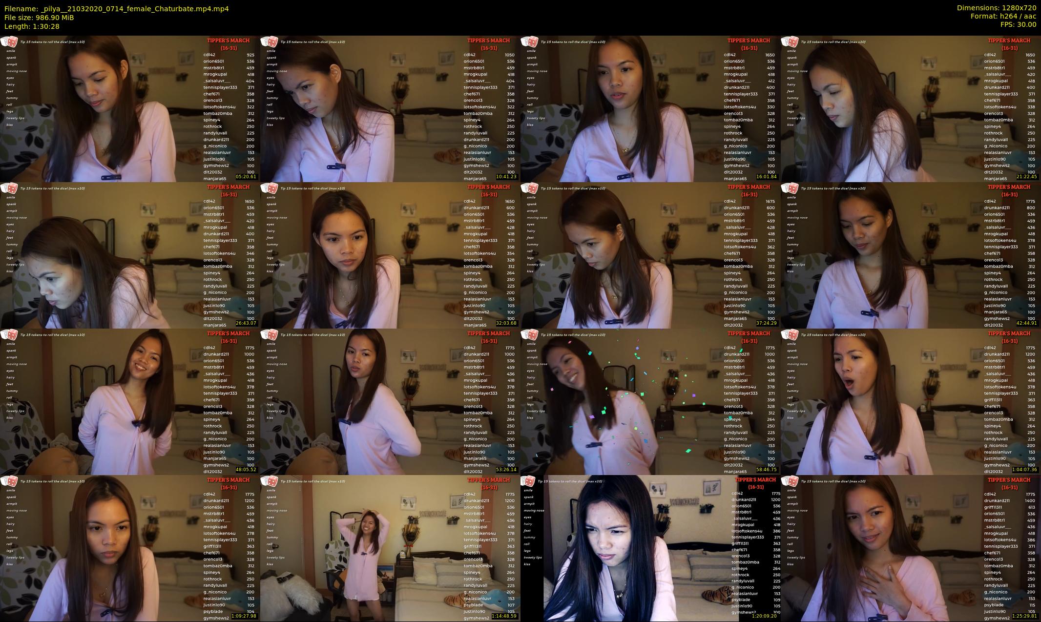 _pilya_ — 91 minute Chaturbate female cam show recording, 720p, Mar 21, 2020