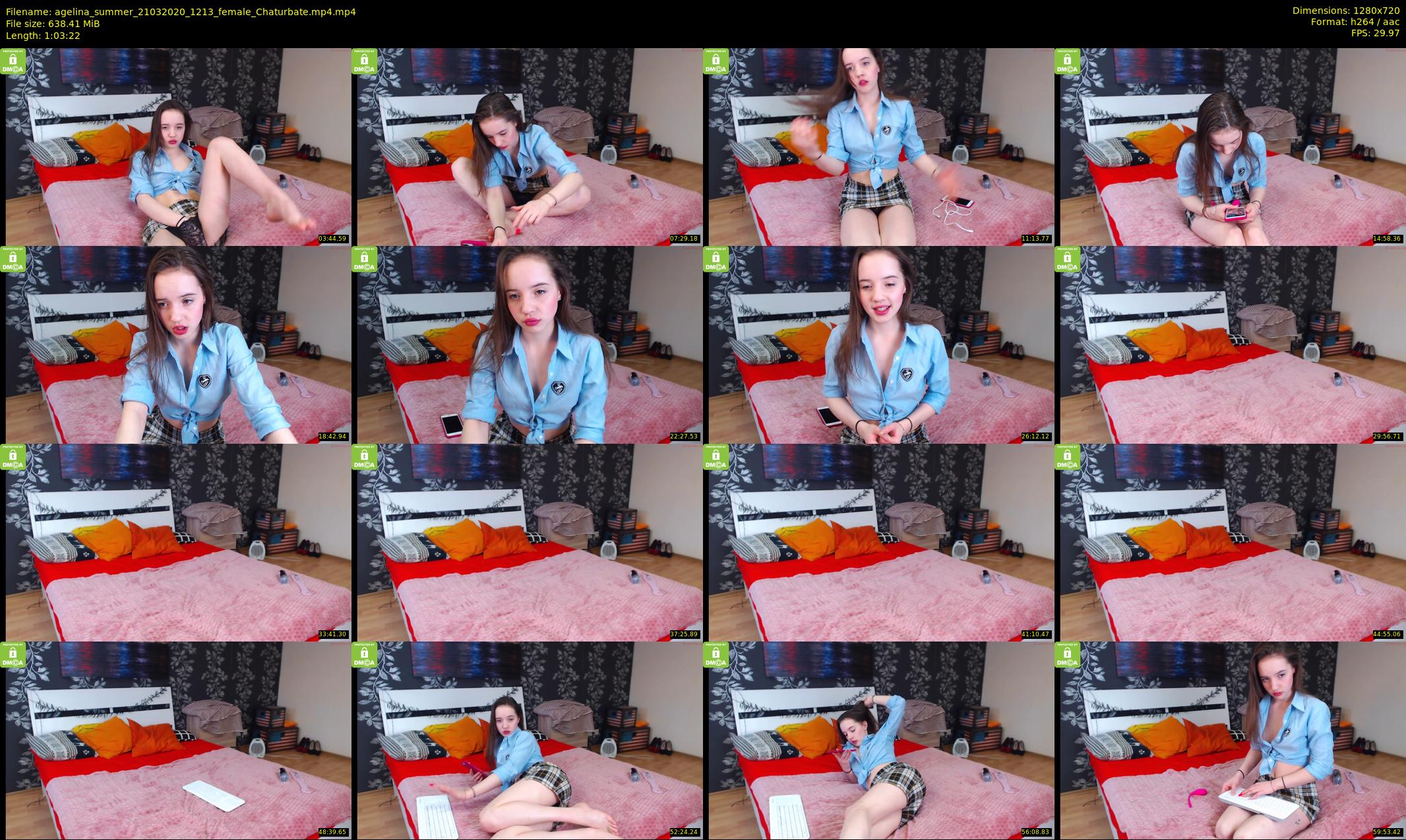 agelina_summer — 64 minute Chaturbate female cam show recording, 720p, Mar 21, 2020
