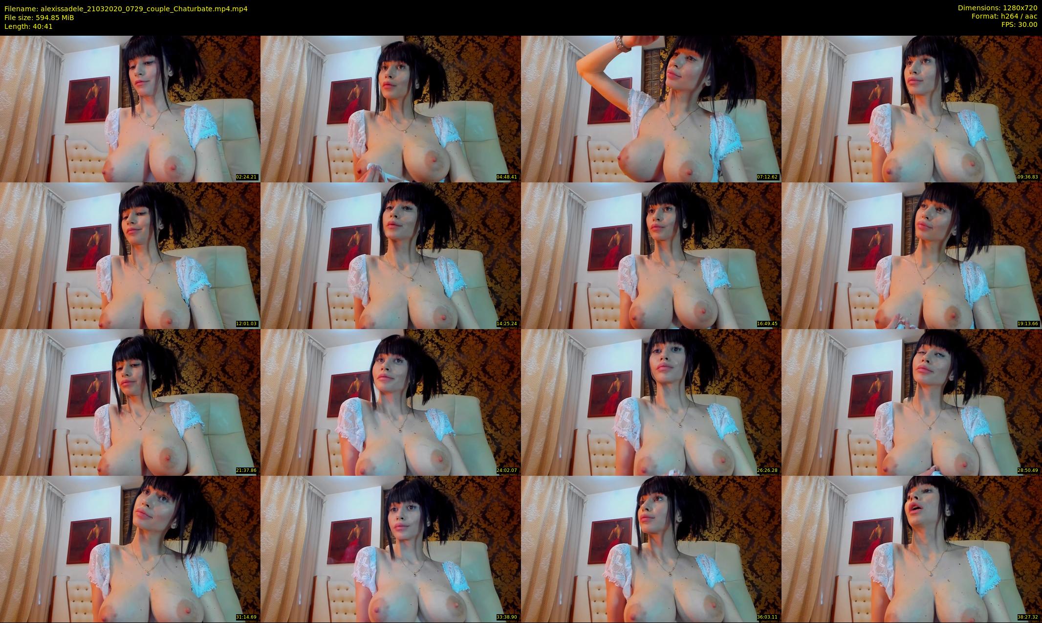 alexissadele — 41 minute Chaturbate female cam show recording, 720p, Mar 21, 2020