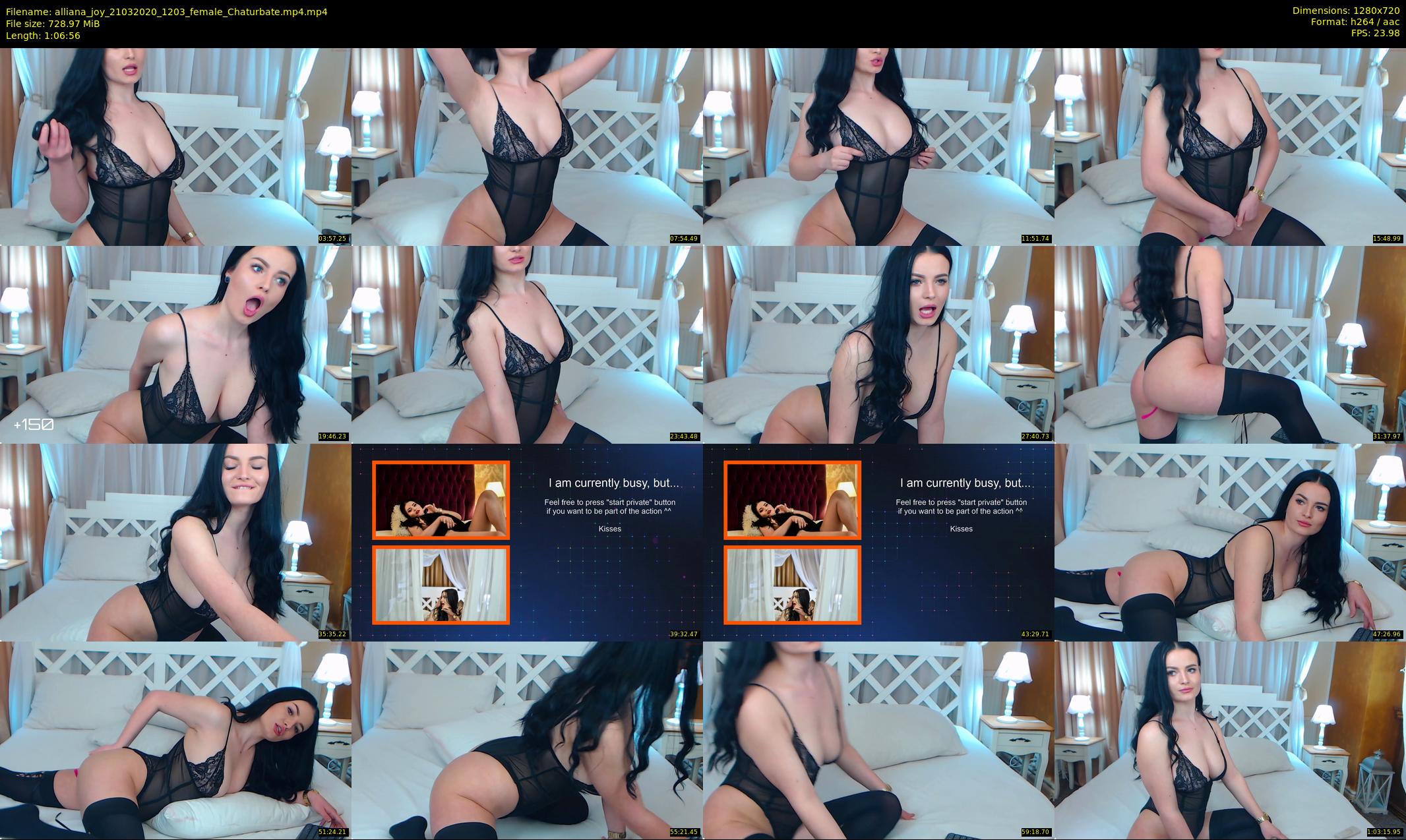 alliana_joy — 67 minute Chaturbate female cam show recording, 720p, Mar 21, 2020