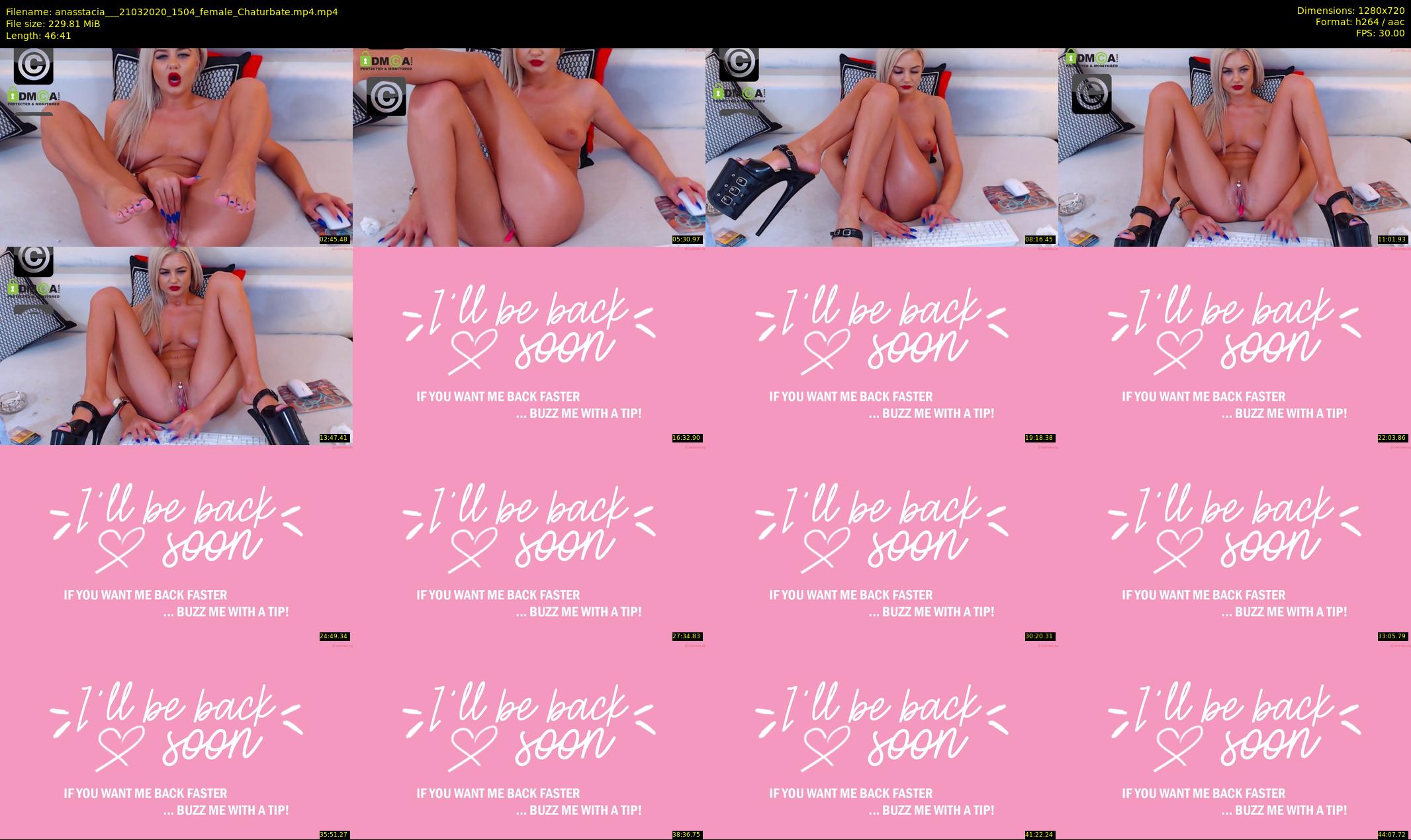 anasstacia__ — 47 minute Chaturbate female cam show recording, 720p, Mar 21, 2020