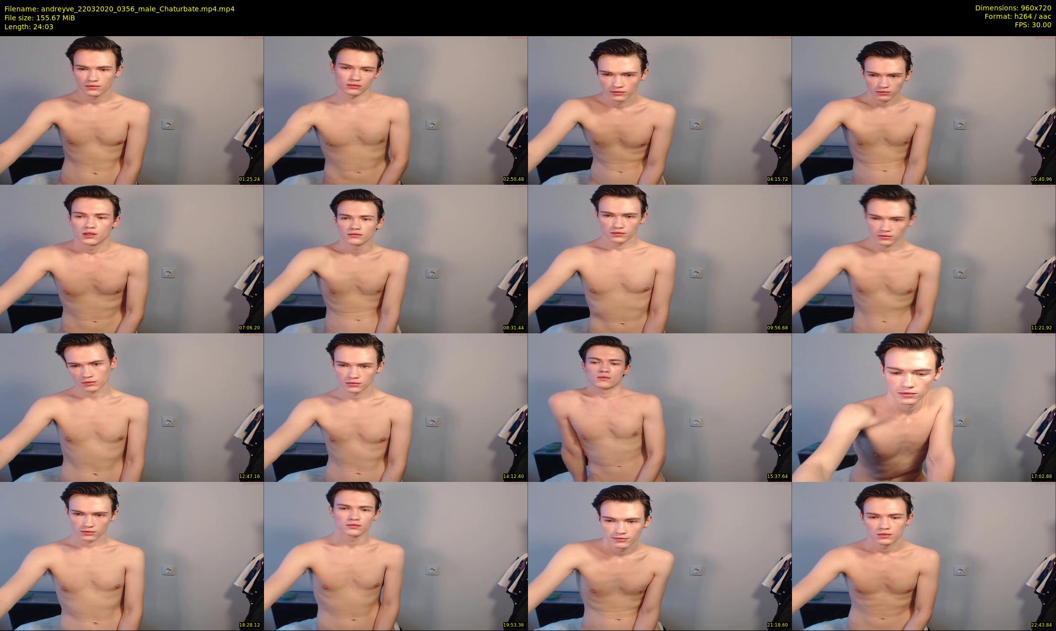 andreyve — 25 minute Chaturbate male cam show recording, 720p, Mar 22, 2020