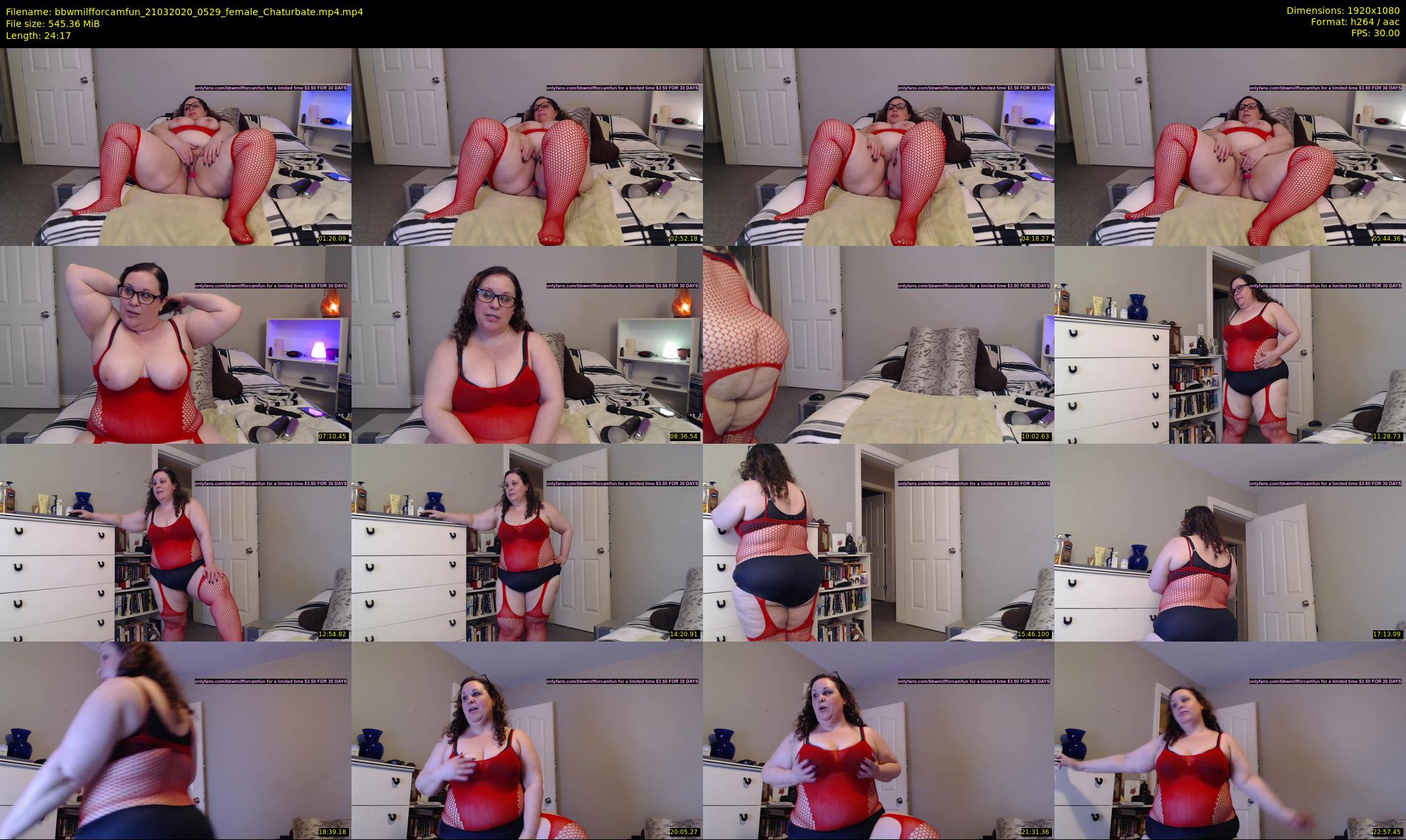 bbwmilfforcamfun — 25 minute Chaturbate female cam show recording, 1080p, Mar 21, 2020