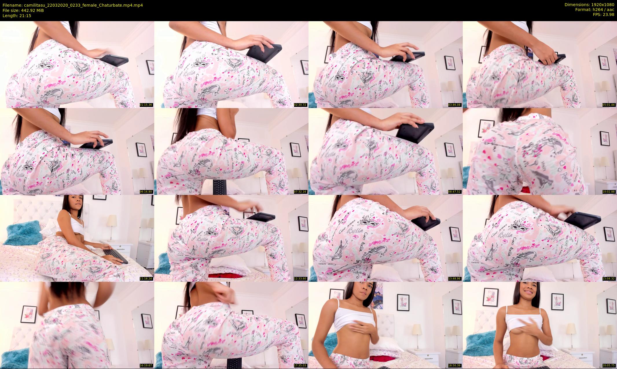 camilitasu — 22 minute Chaturbate female cam show recording, 1080p, Mar 22, 2020