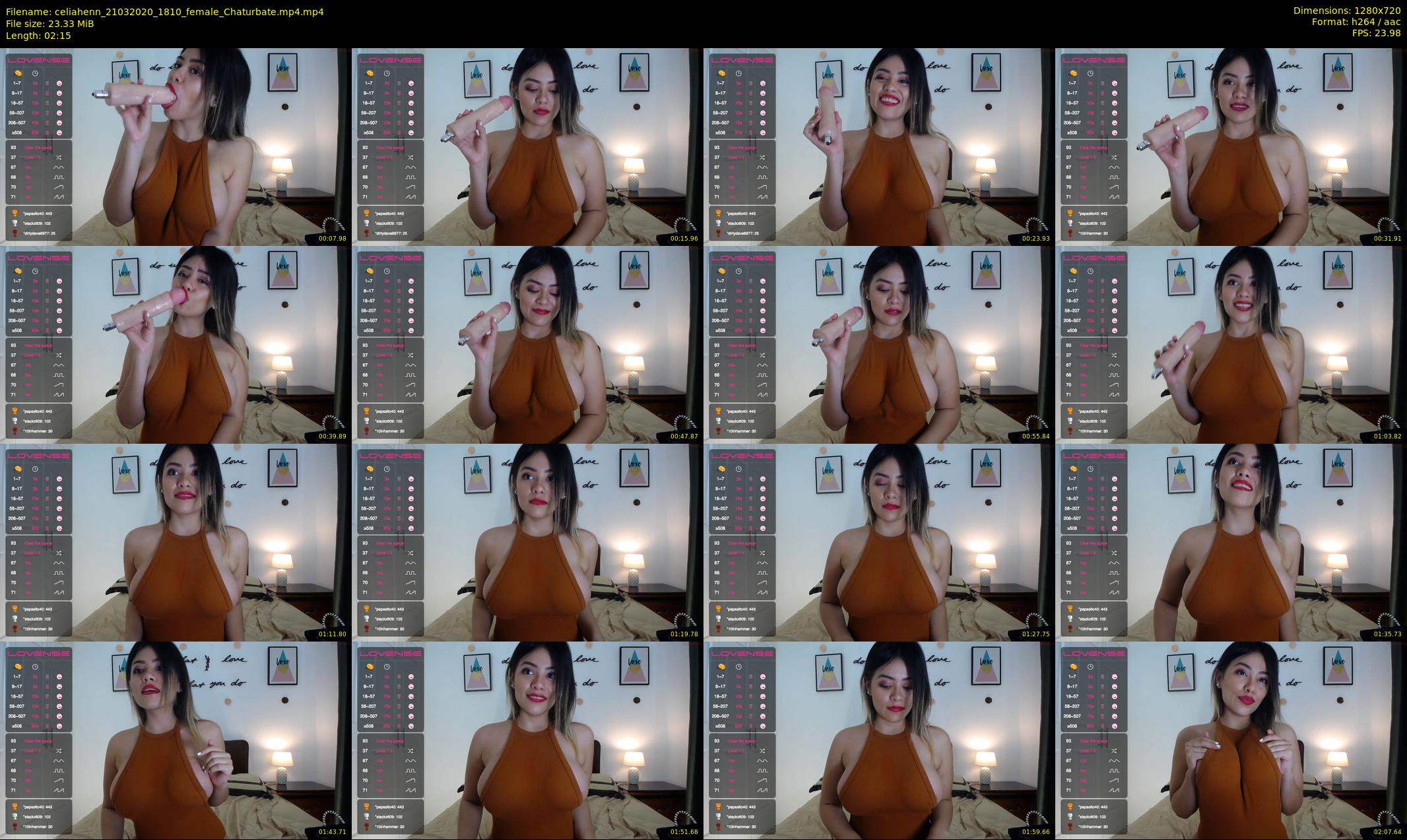 celiahenn — 3 minute Chaturbate female cam show recording, 720p, Mar 21, 2020