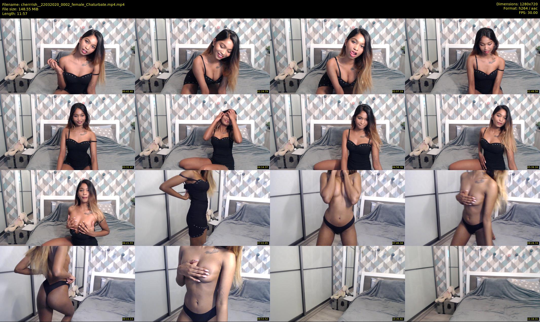 cherrrish_ — 12 minute Chaturbate female cam show recording, 720p, Mar 22, 2020