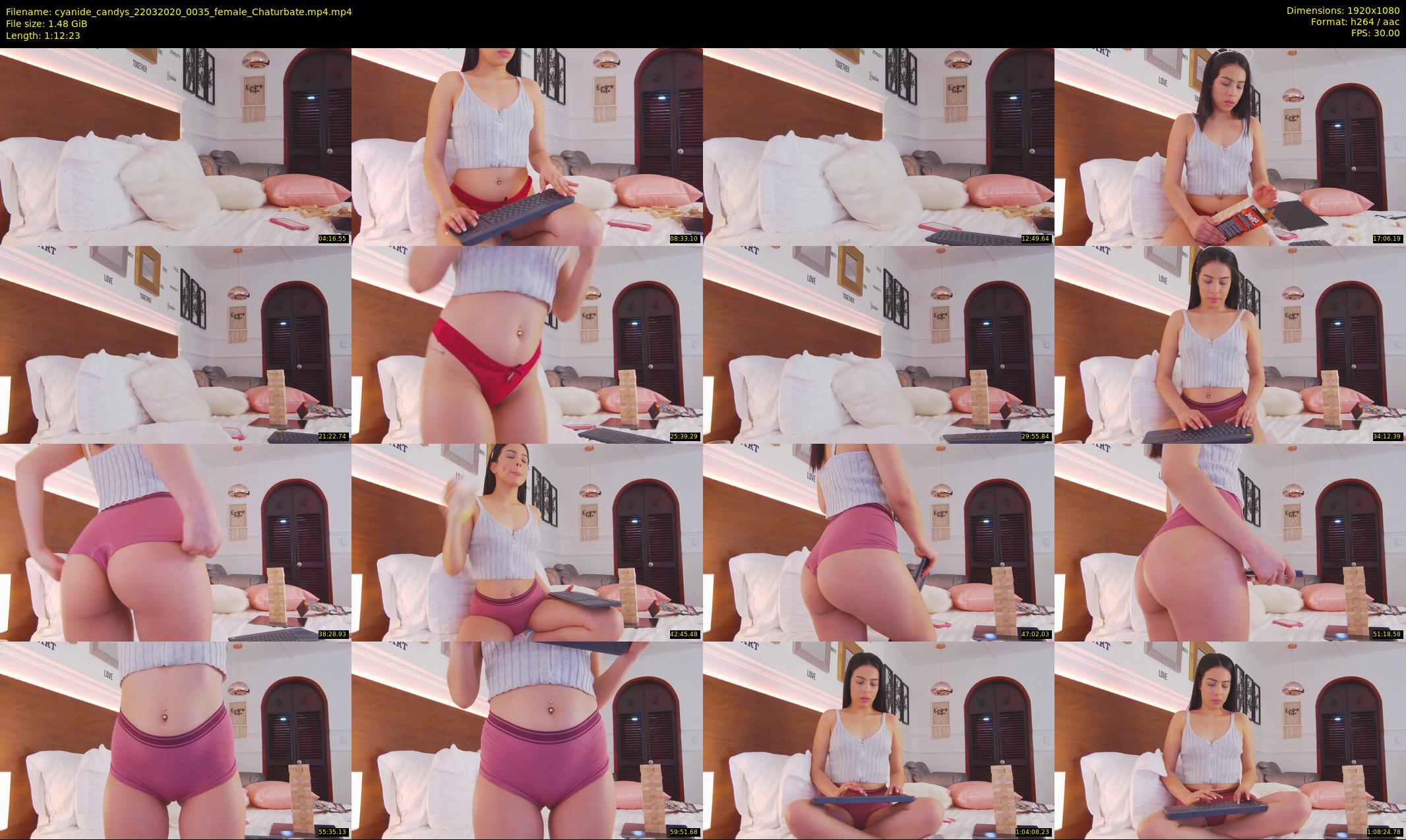 cyanide_candys — 73 minute Chaturbate female cam show recording, 1080p, Mar 22, 2020