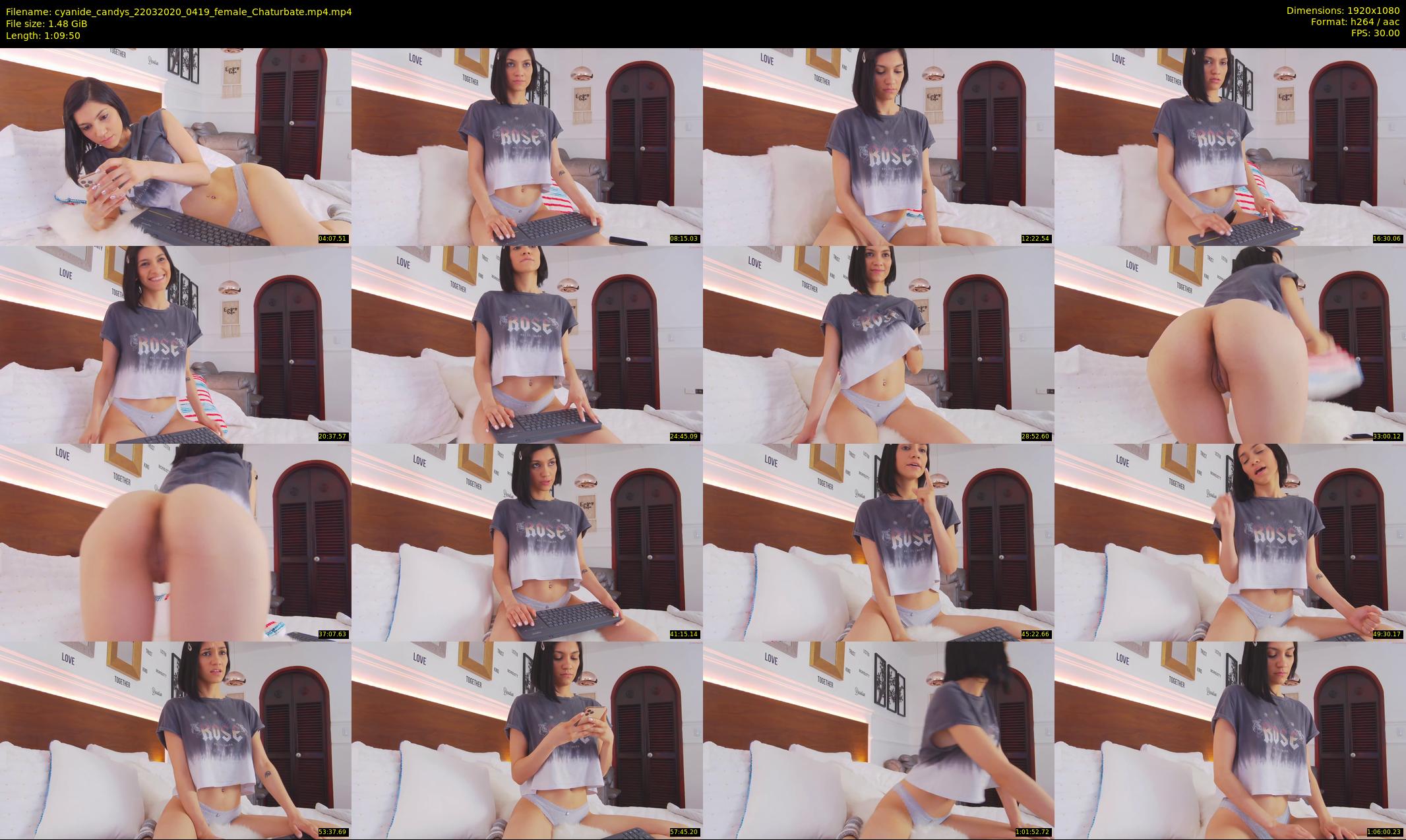 cyanide_candys — 70 minute Chaturbate female cam show recording, 1080p, Mar 22, 2020