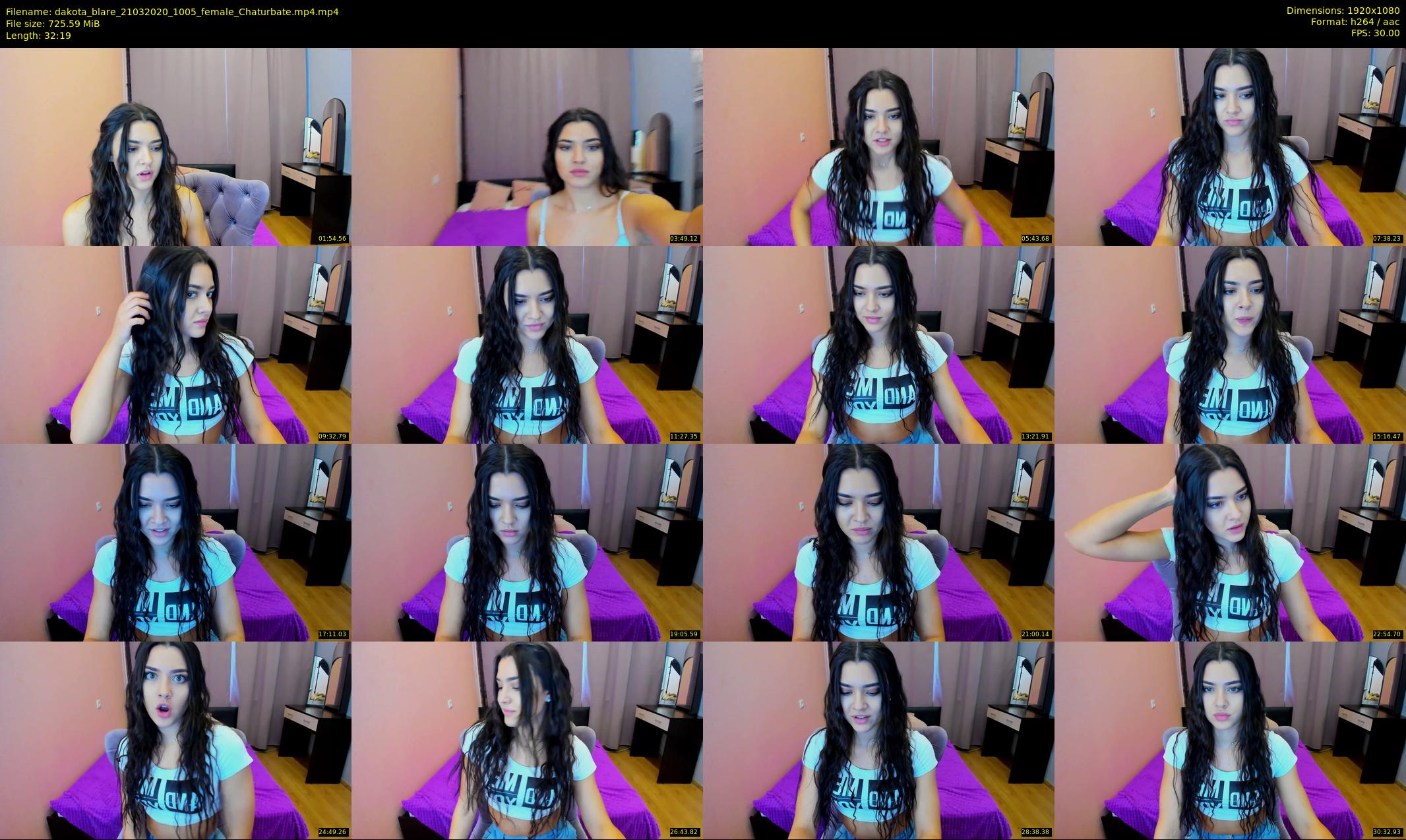 dakota_blare — 33 minute Chaturbate female cam show recording, 1080p, Mar 21, 2020