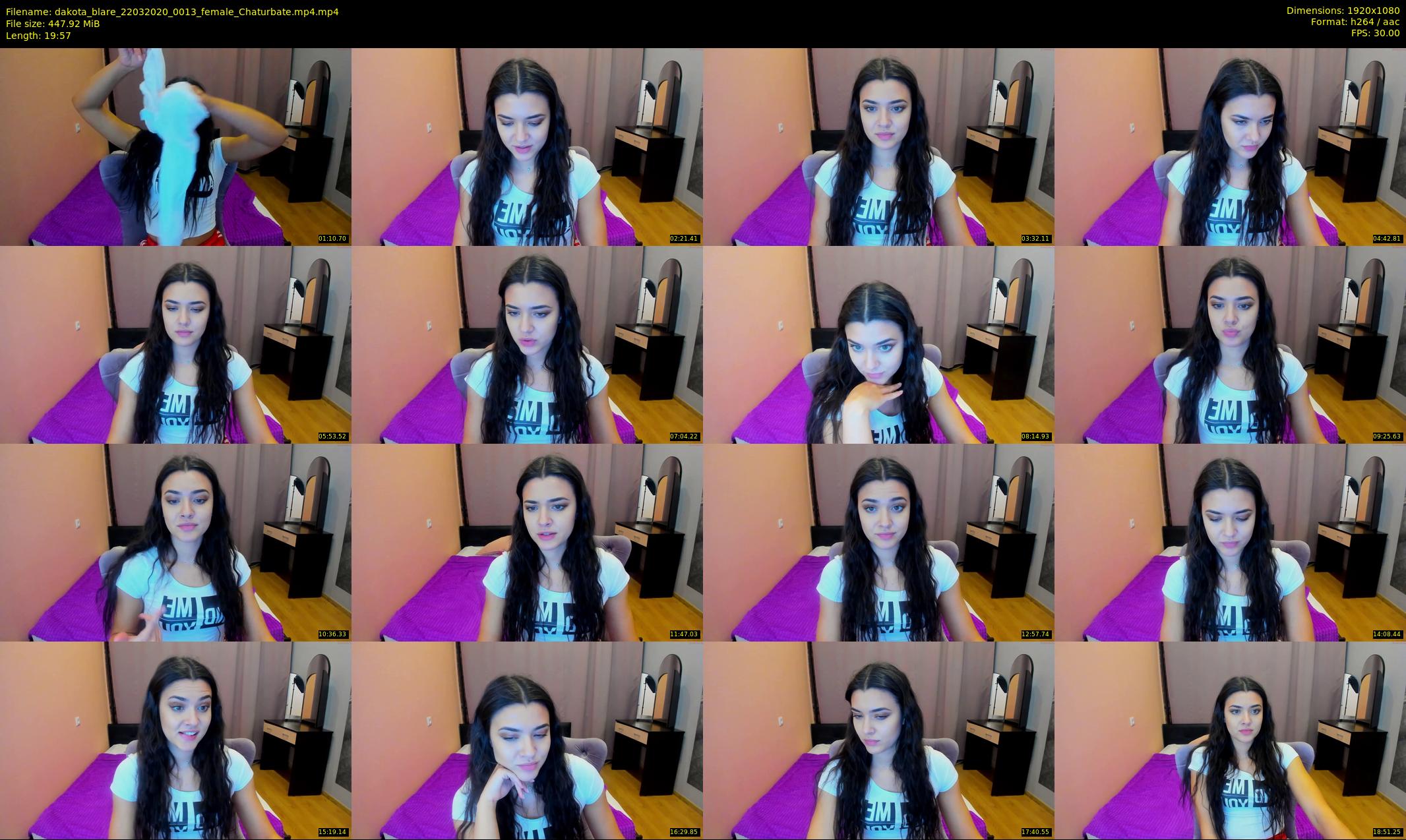 dakota_blare — 20 minute Chaturbate female cam show recording, 1080p, Mar 22, 2020