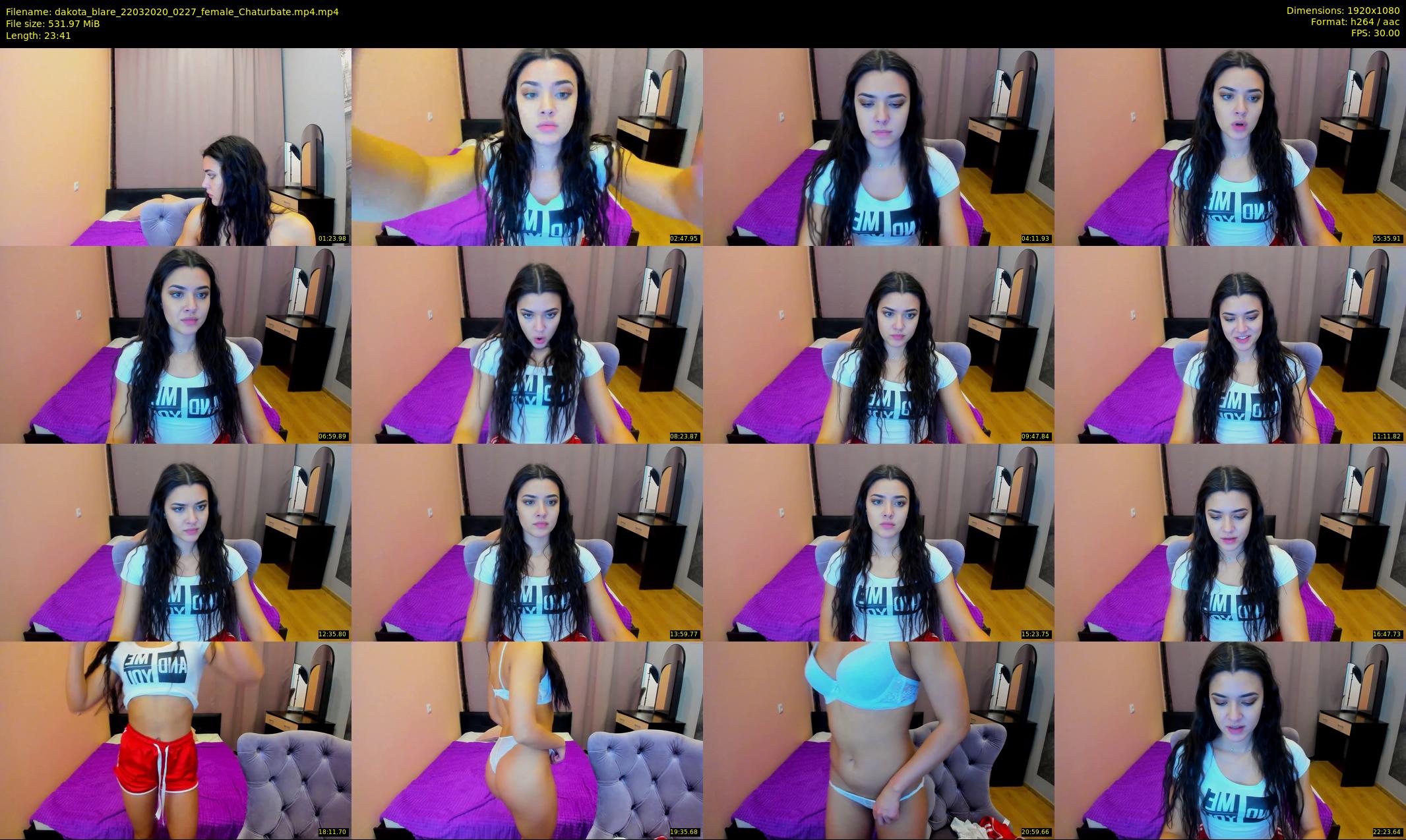dakota_blare — 24 minute Chaturbate female cam show recording, 1080p, Mar 22, 2020