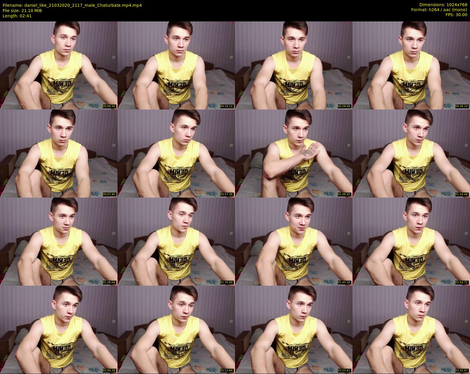 daniel_like — 3 minute Chaturbate male cam show recording, 720p, Mar 21, 2020