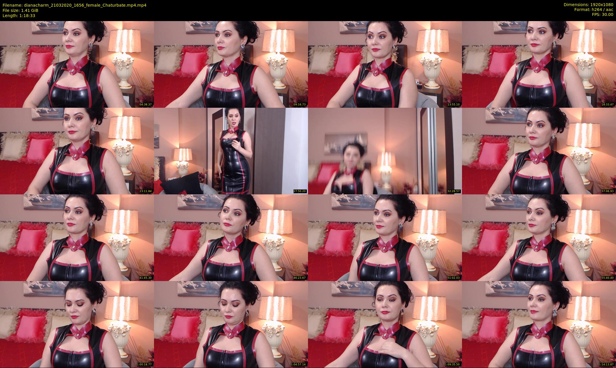 dianacharm — 79 minute Chaturbate female cam show recording, 1080p, Mar 21, 2020